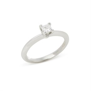 Tiffany & Co. Princess Cut 0.31ct Diamond Solitaire Ring