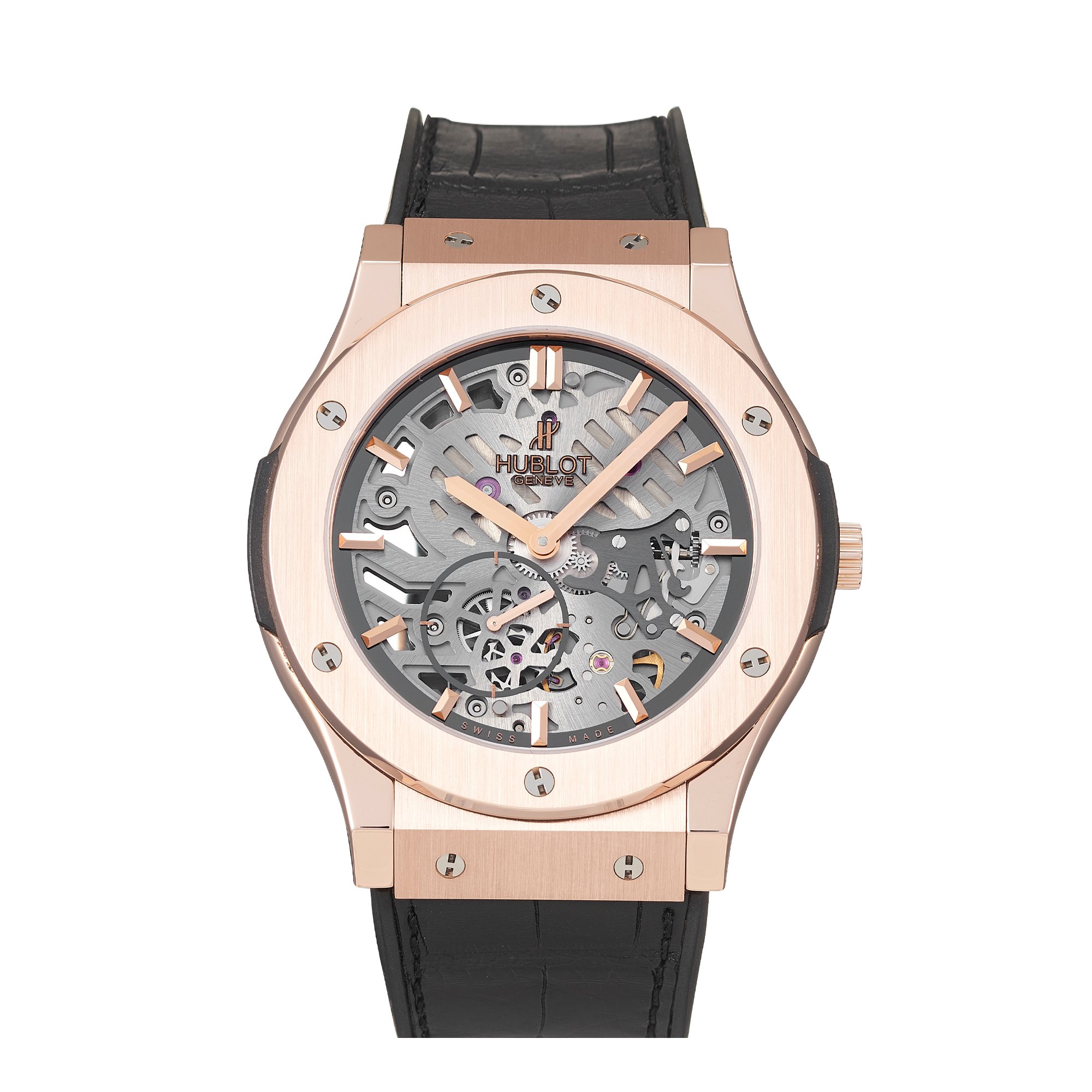 hublot classic fusion skeleton rose gold