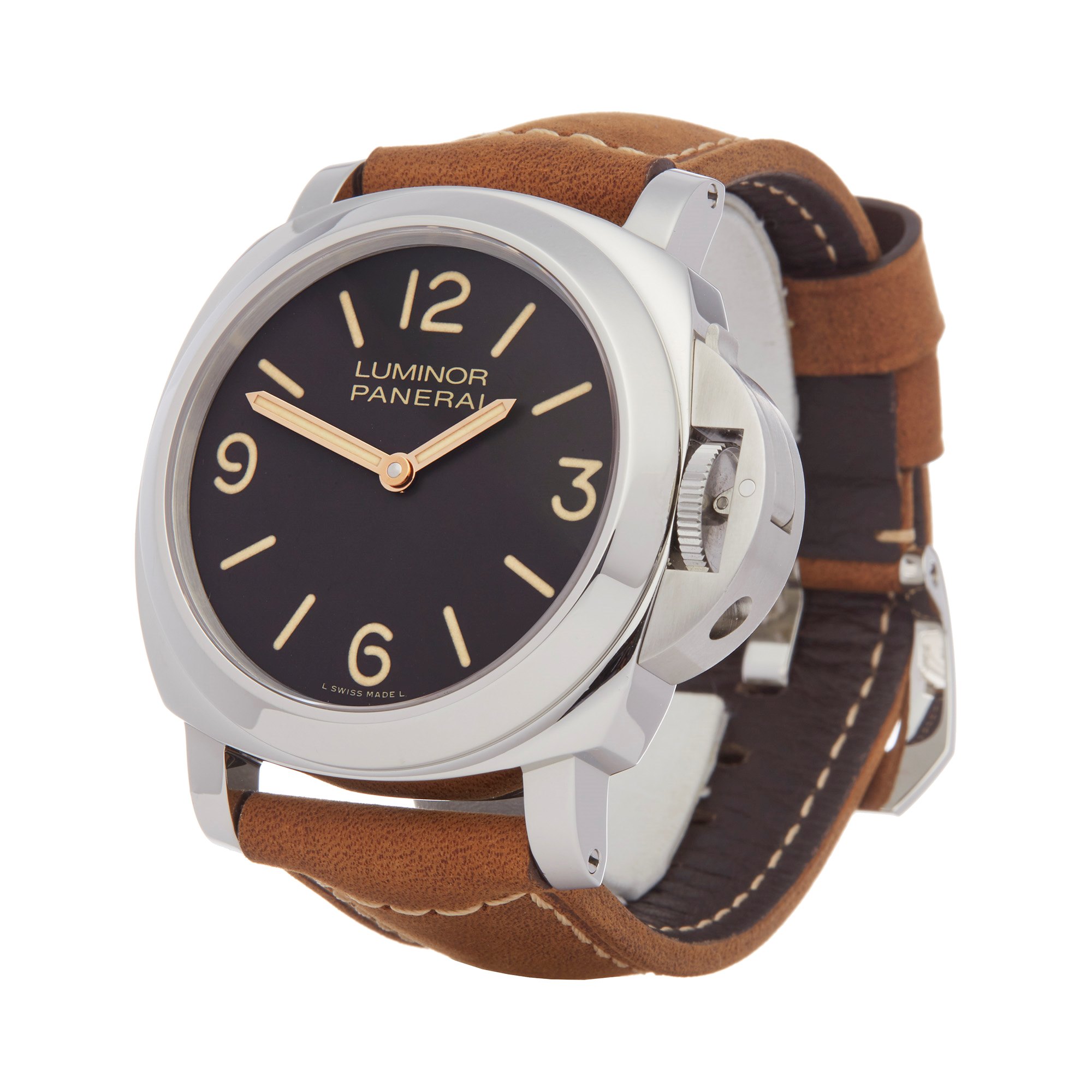 Panerai Luminor Base Boutique Special Edition Tobacco Dial Stainless Steel PAM00390