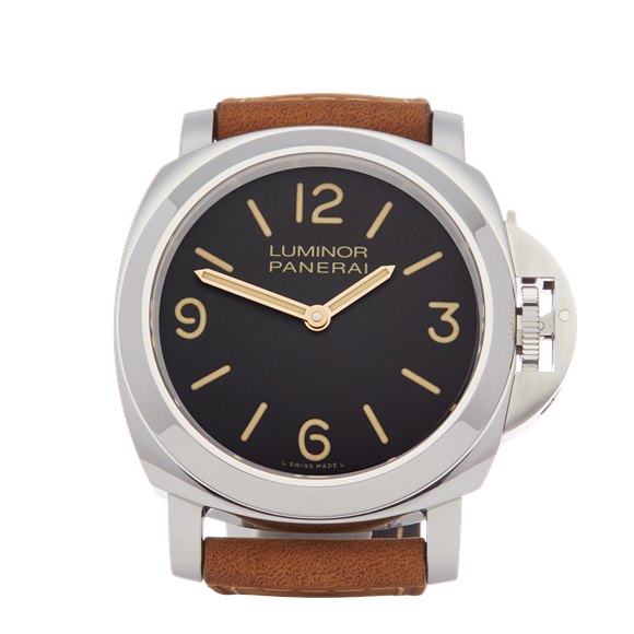 Panerai Luminor Base Boutique Special Edition Tobacco Dial Stainless Steel - PAM00390