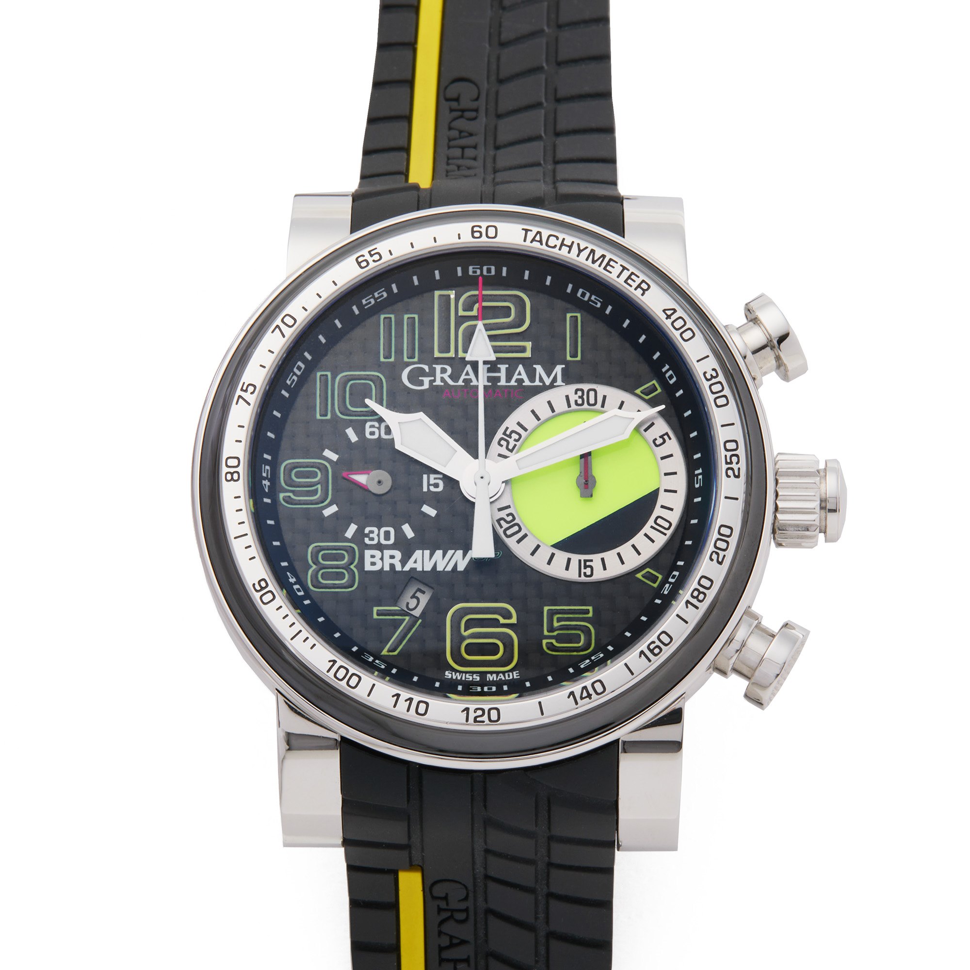 Graham Trackmaster Brawn GP Year One Limited Edition Roestvrij Staal 2BRYO.B05A.K66N