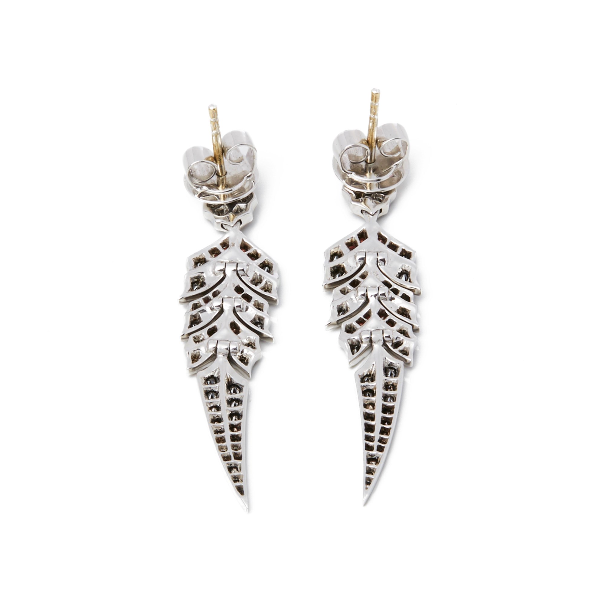 Stephen Webster Magnipheasant Black Diamond and Sapphire Earrings