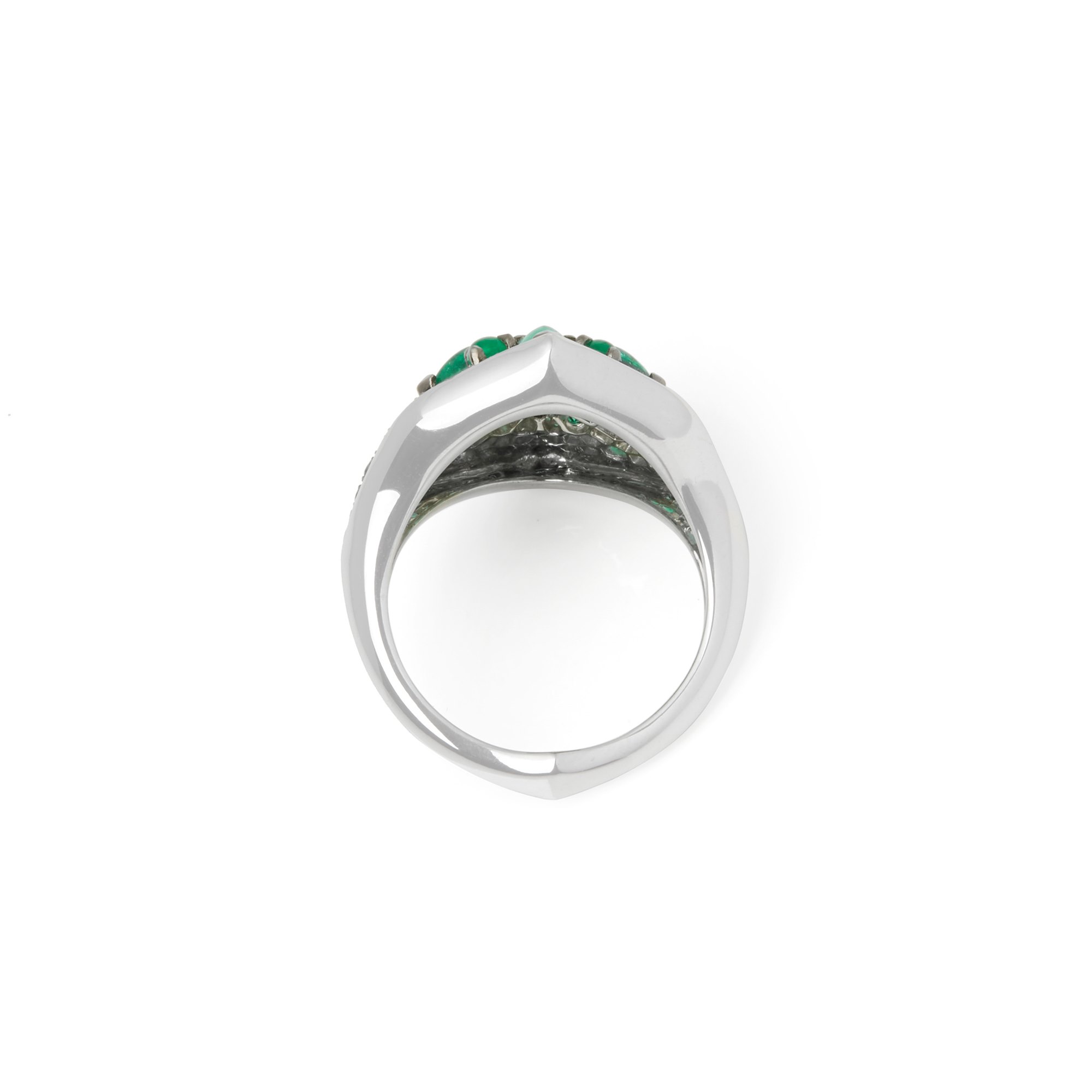 Stephen Webster 18ct White Gold Belle Epoque Emerald Ring