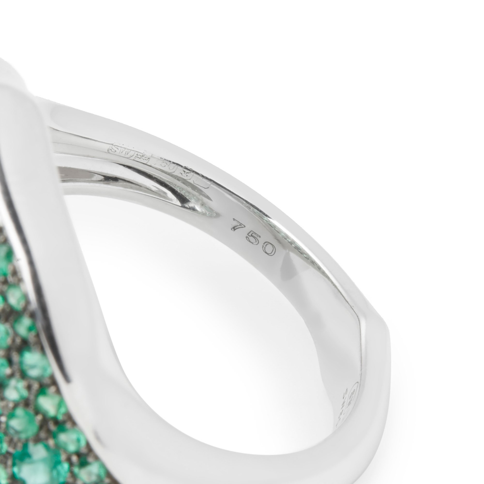 Stephen Webster 18ct White Gold Belle Epoque Emerald Ring