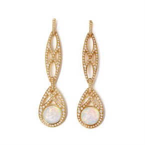 Stephen Webster Love Haze Diamond and Quartz Drop Earring