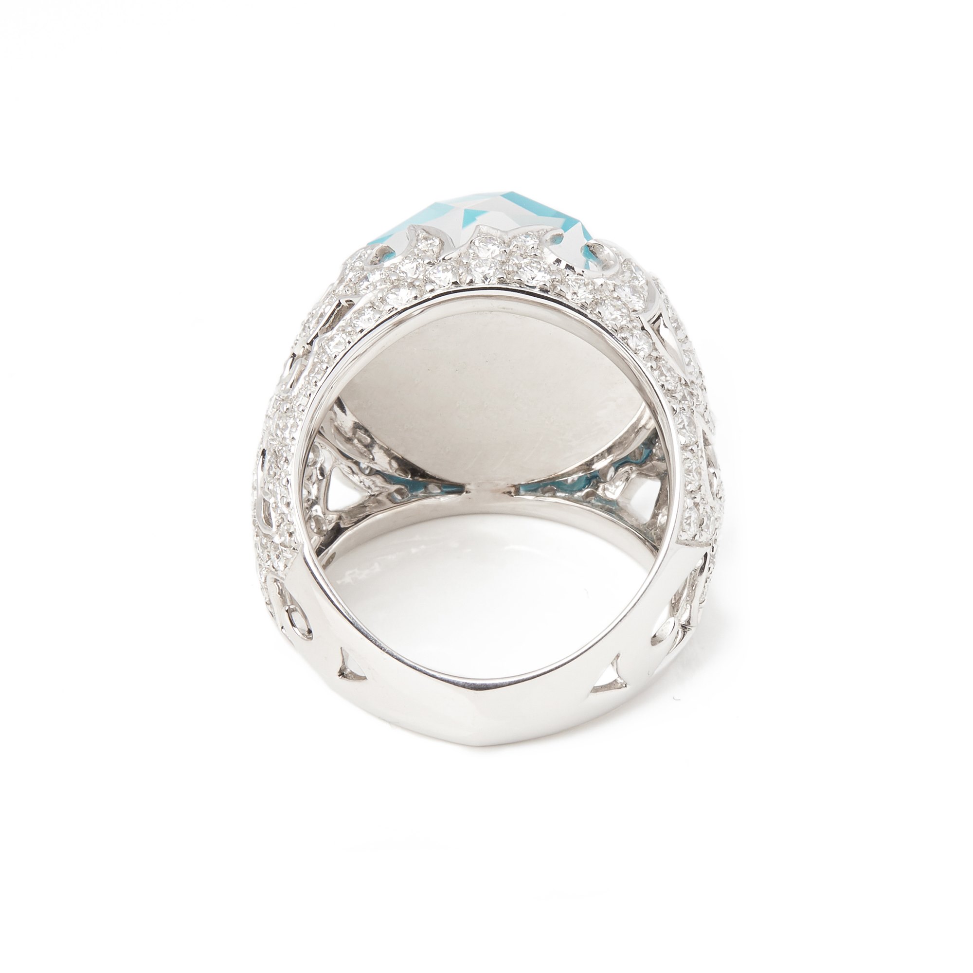 Stephen Webster 18ct White Gold Borneo Lipstick Crystal Haze and Diamond Ring