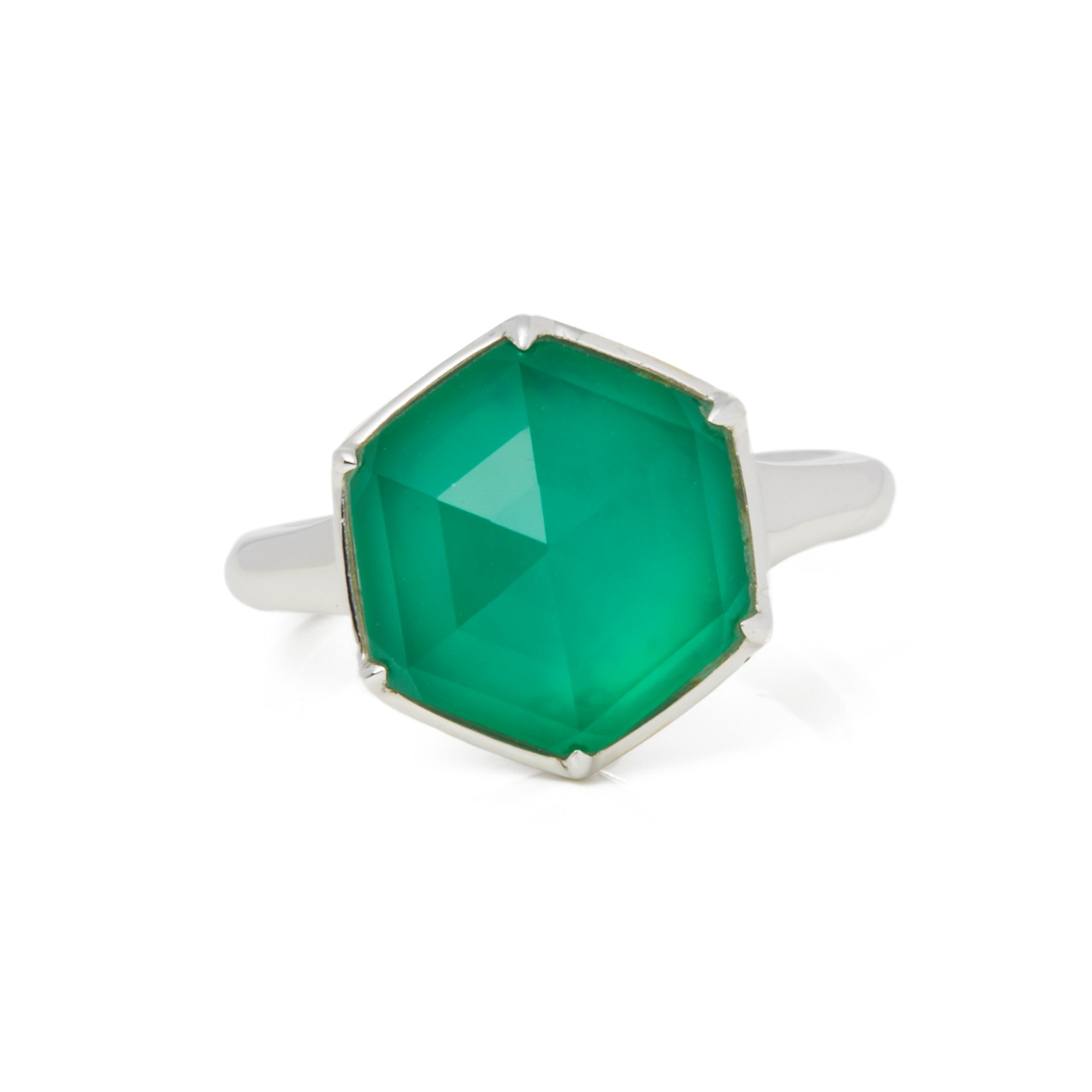 Stephen Webster Deco Haze Green Agate Quartz Ring