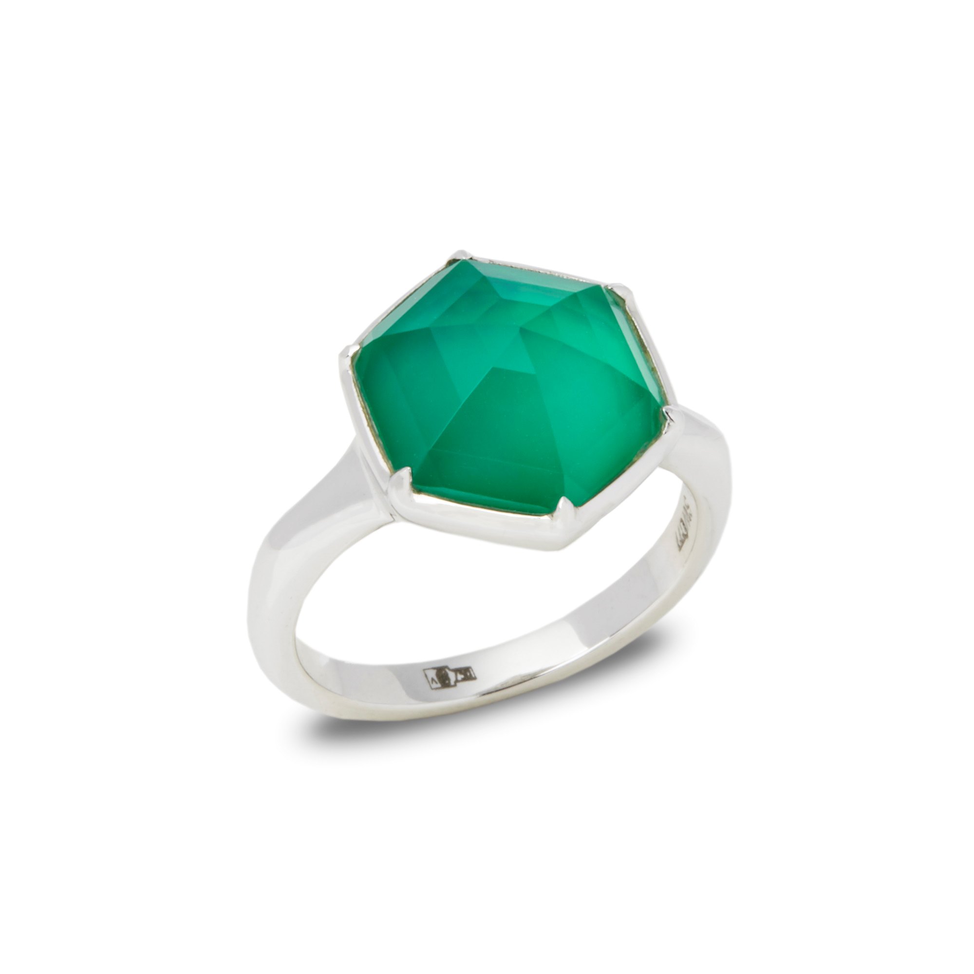 Stephen Webster Deco Haze Green Agate Quartz Ring