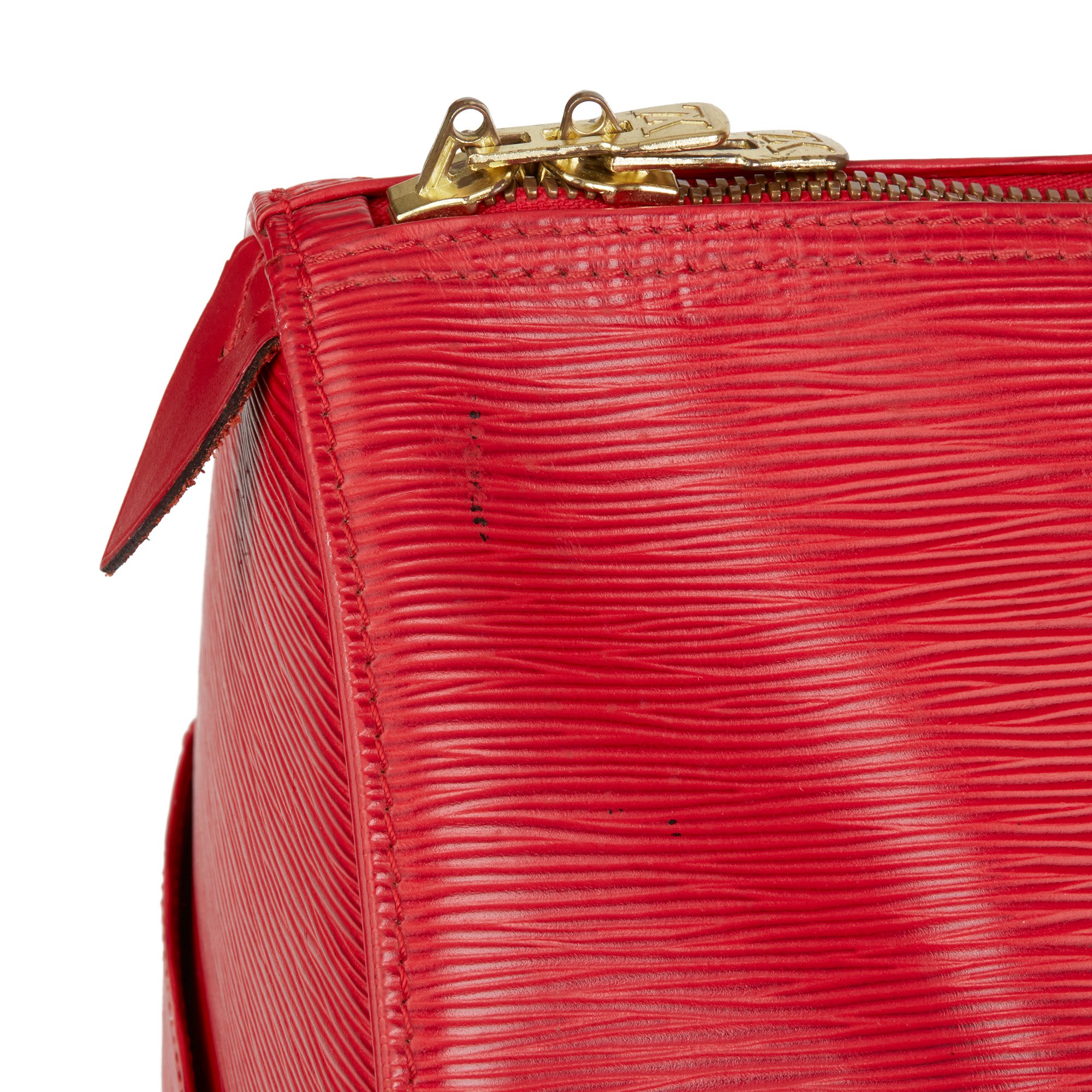 Louis Vuitton Duffle Keepall 50 Travel Handbag Epi Red M42967 Vi1922 Auction