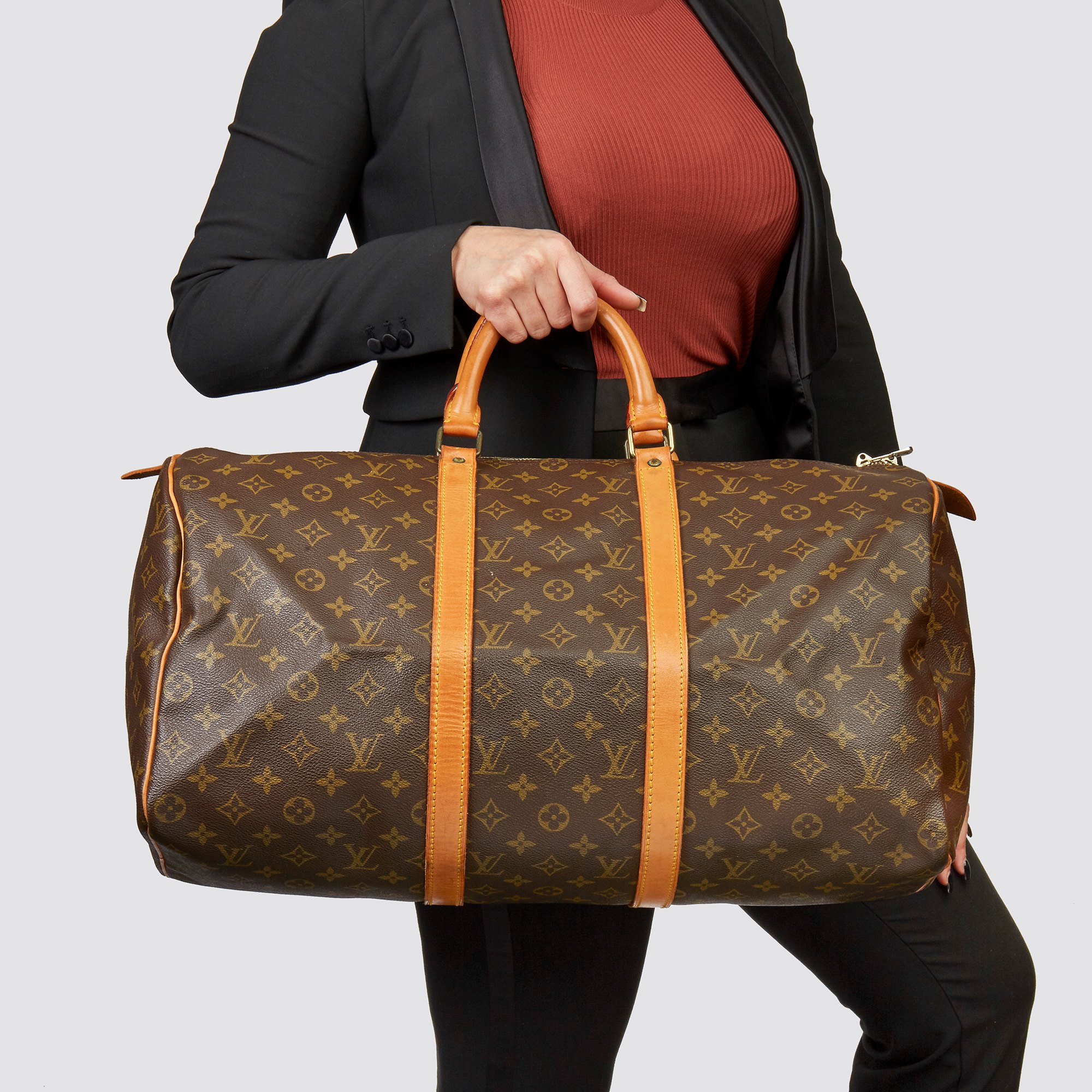 Louis Vuitton Keepall 50 2000 HB3580 | Second Hand Handbags | Xupes