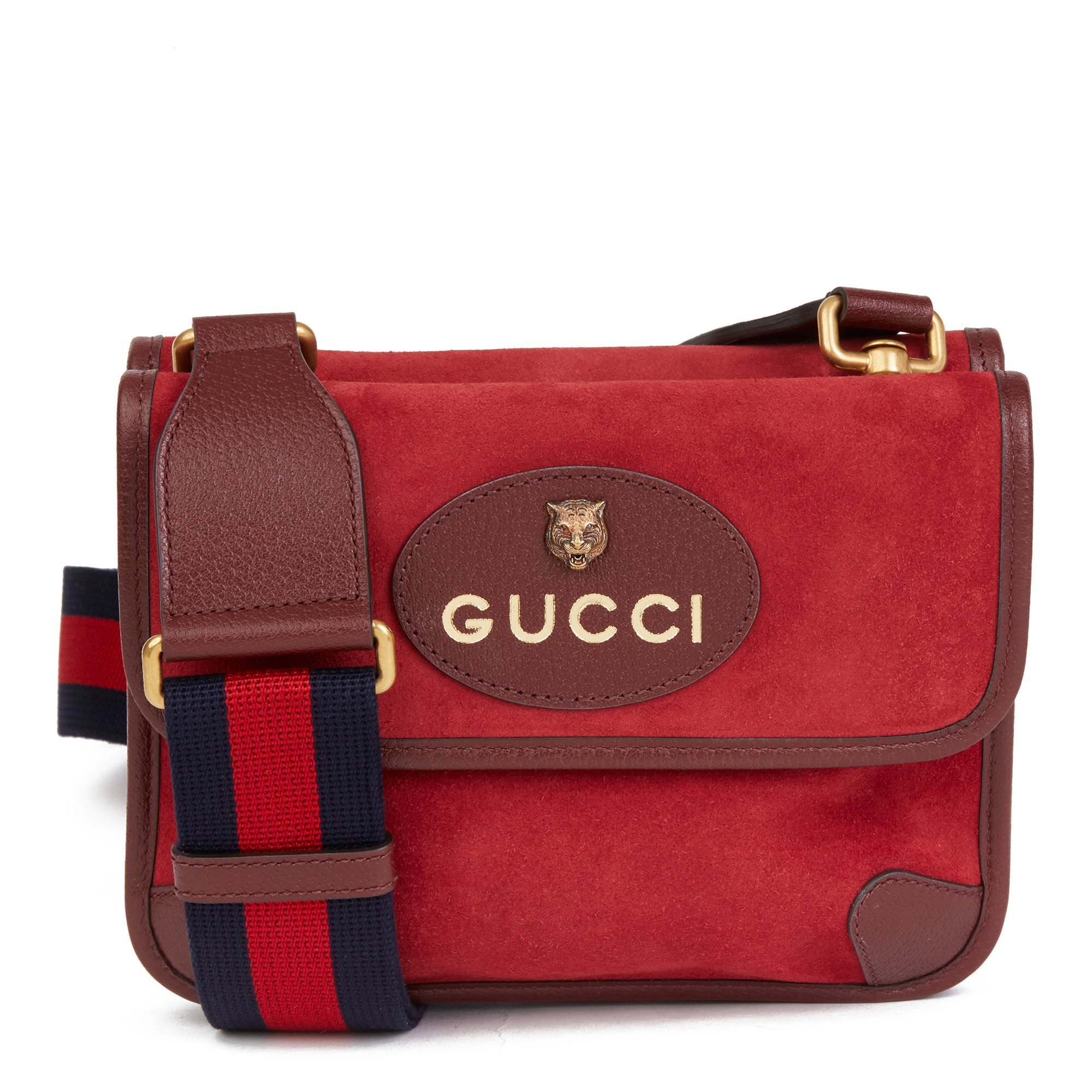 gucci red messenger bag