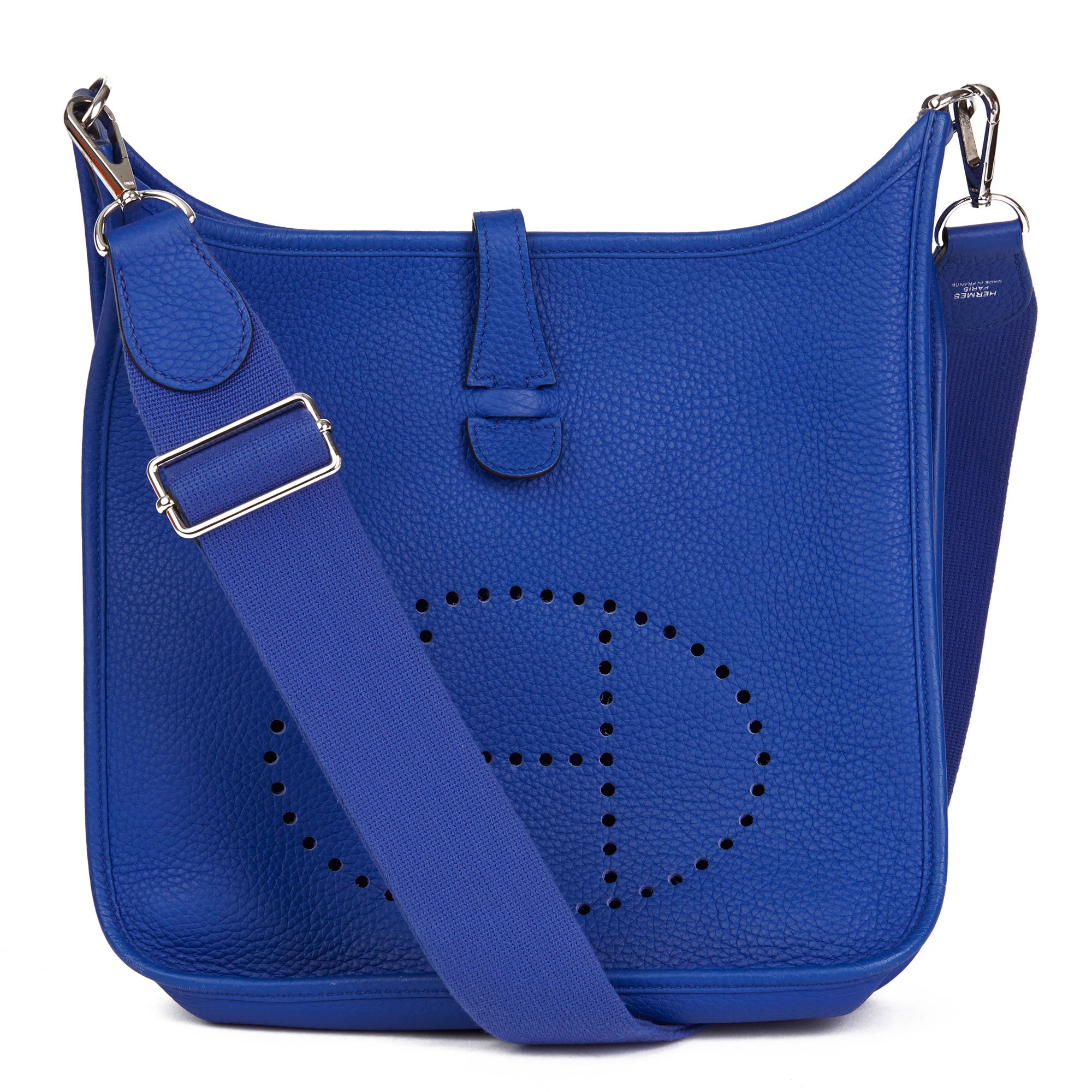 hermes evelyne electric blue