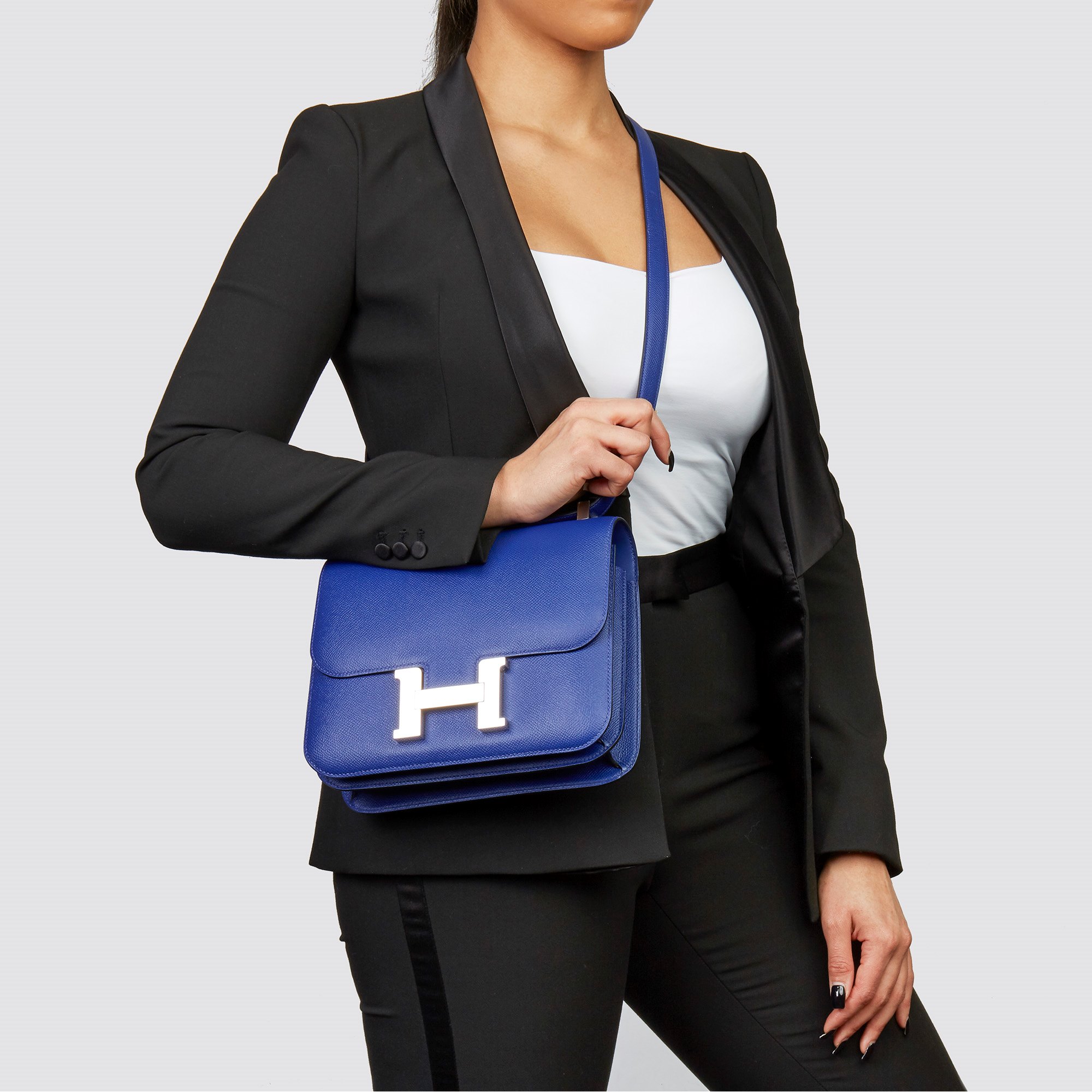 hermes constance blue electric