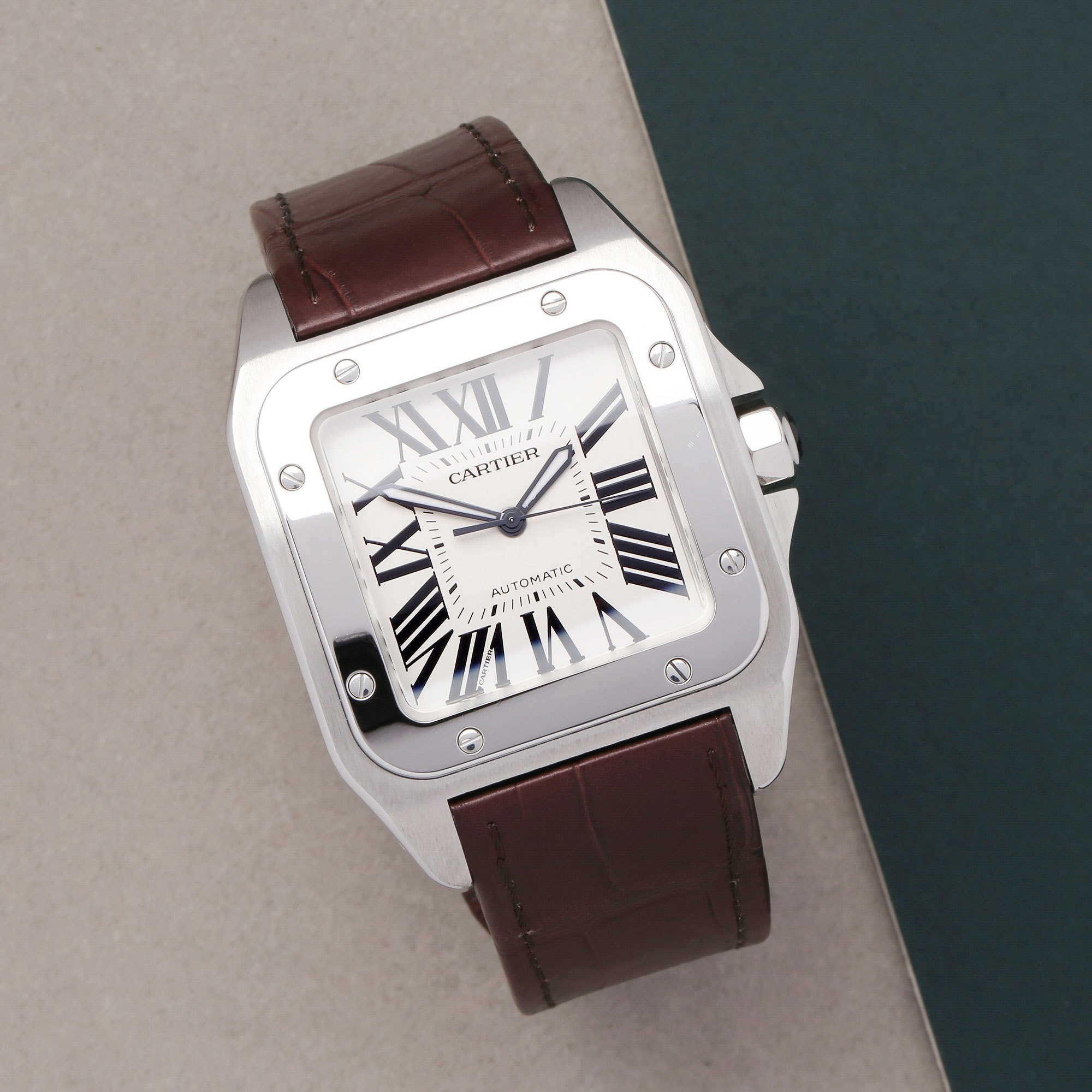 Cartier Santos 100 Large Roestvrij Staal W20073X8 or 2656
