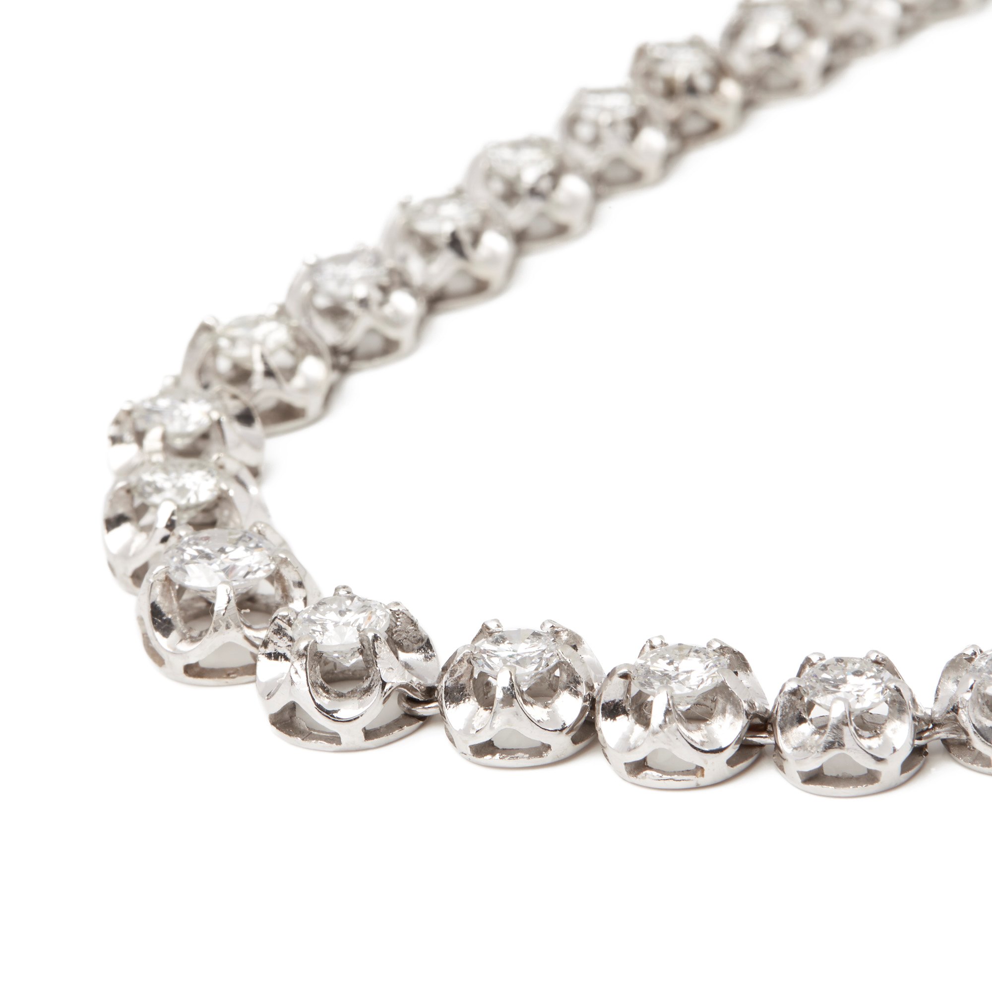 Diamanten 18ct White Gold Diamond Necklace