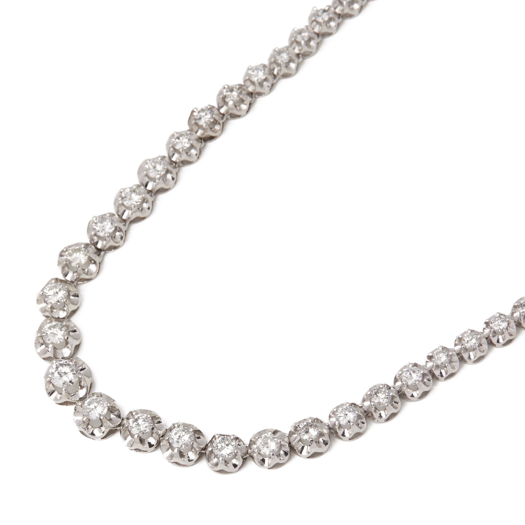 Diamond 18ct White Gold Diamond Necklace
