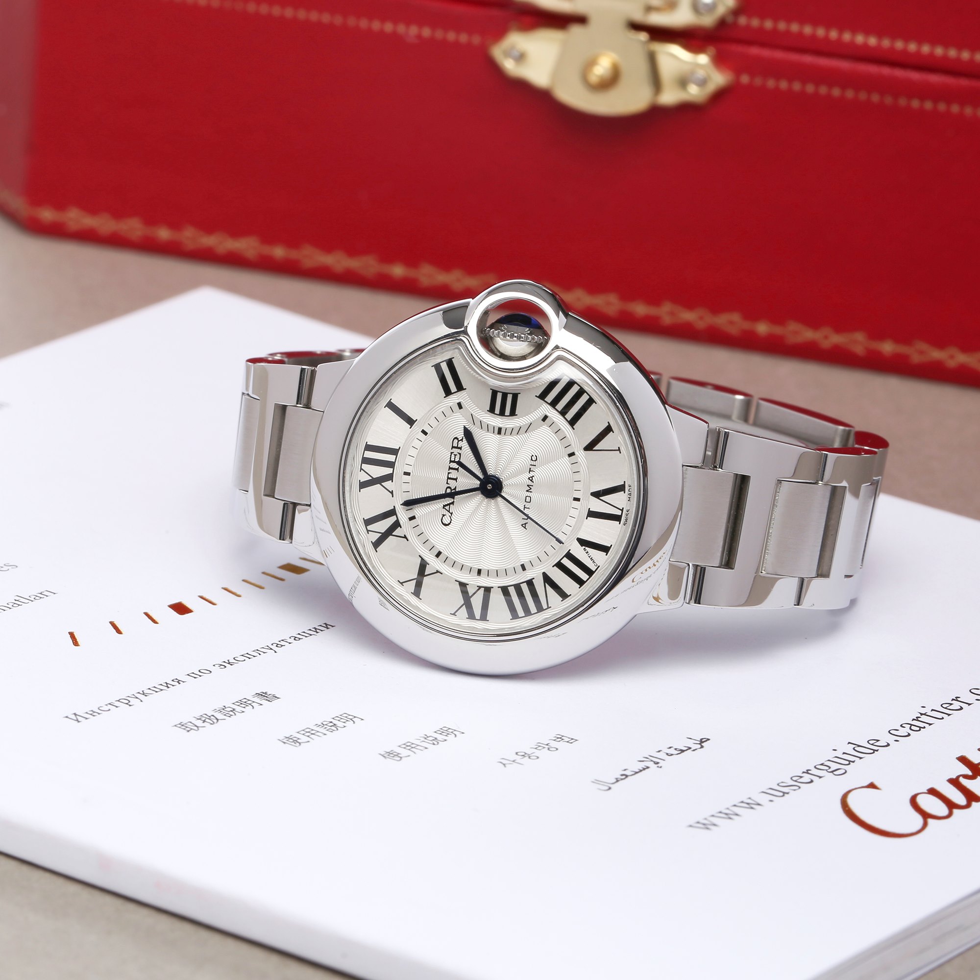 Cartier Ballon Bleu Automatic Roestvrij Staal W6920071 or 3489