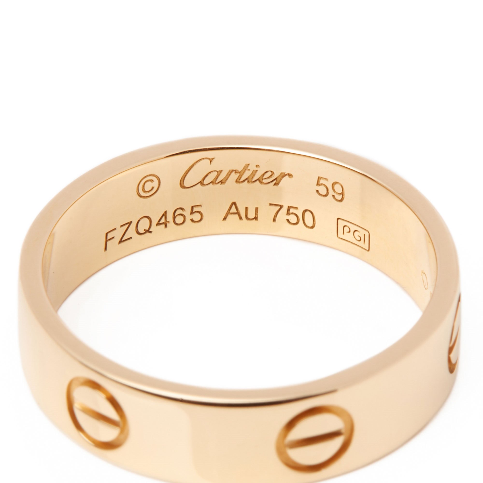 cartier love ring engraving