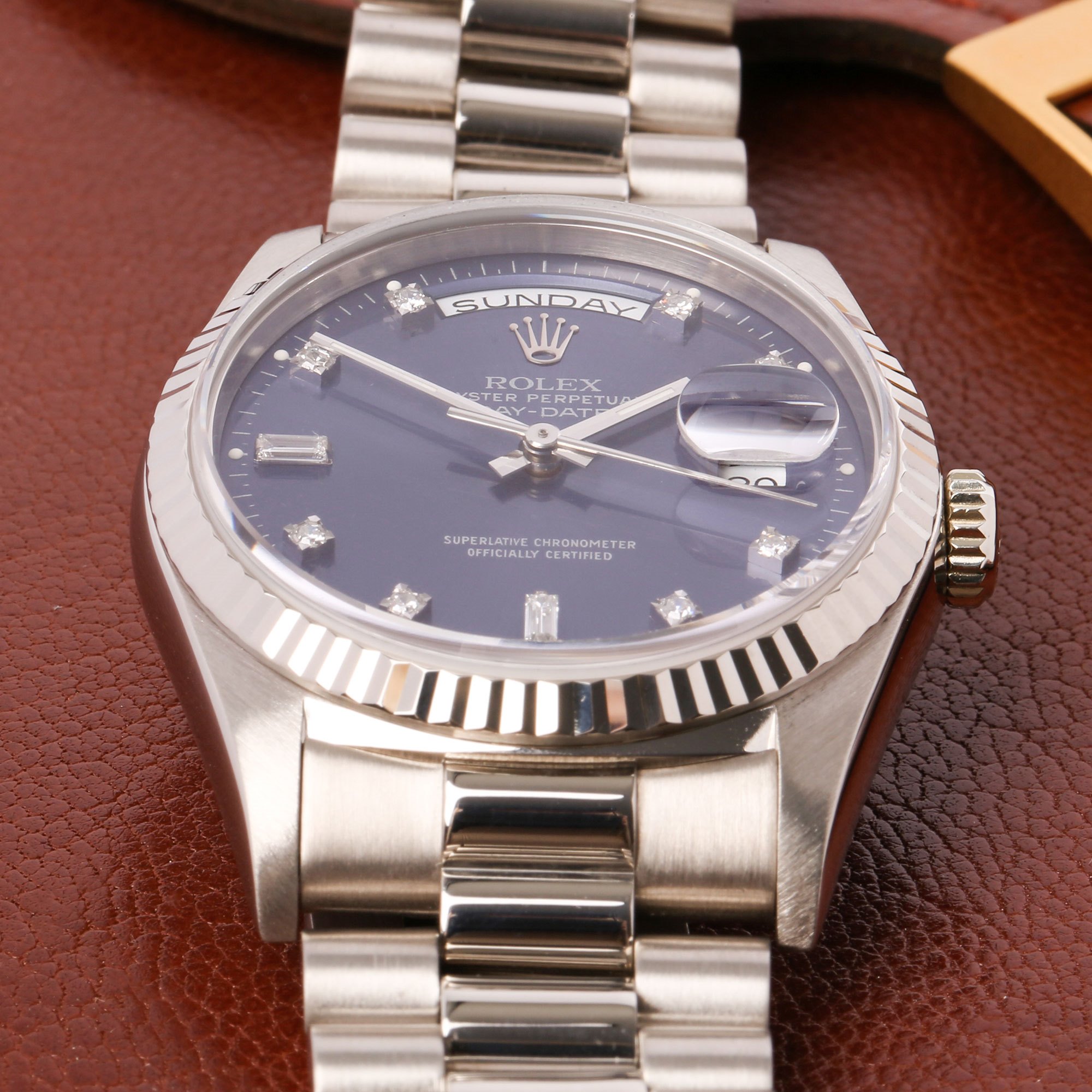 rolex day date witgoud