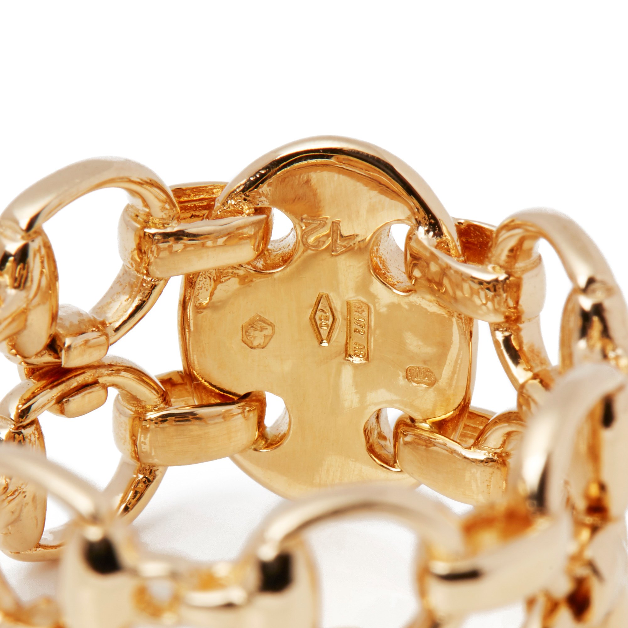 gucci horsebit ring gold