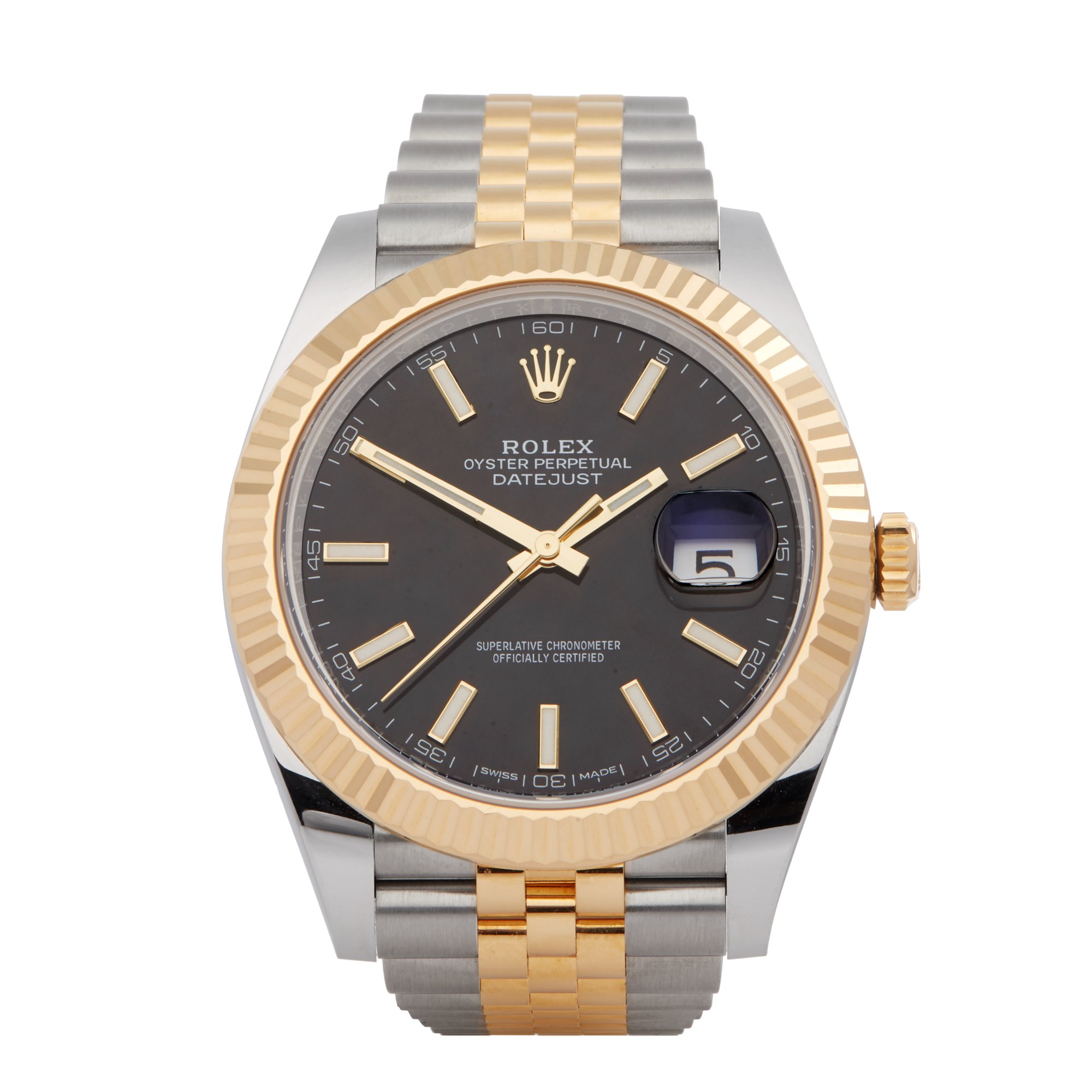 rolex datejust 41 stainless steel