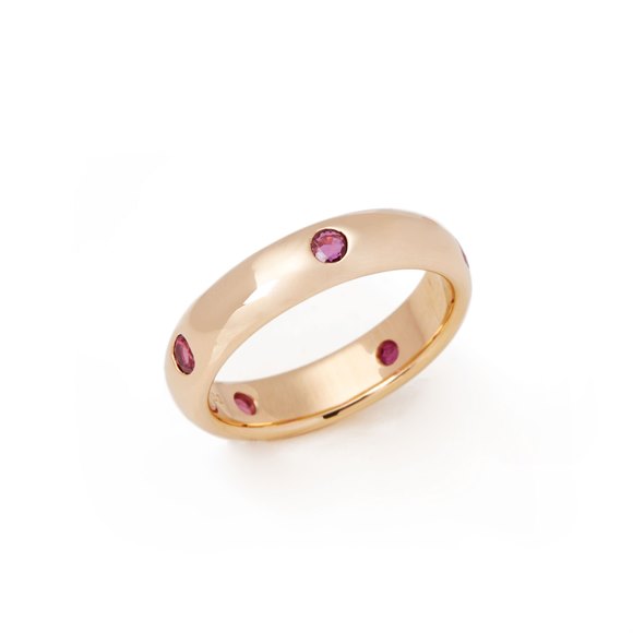 Cartier Stella 18ct Gold Ruby Band Ring