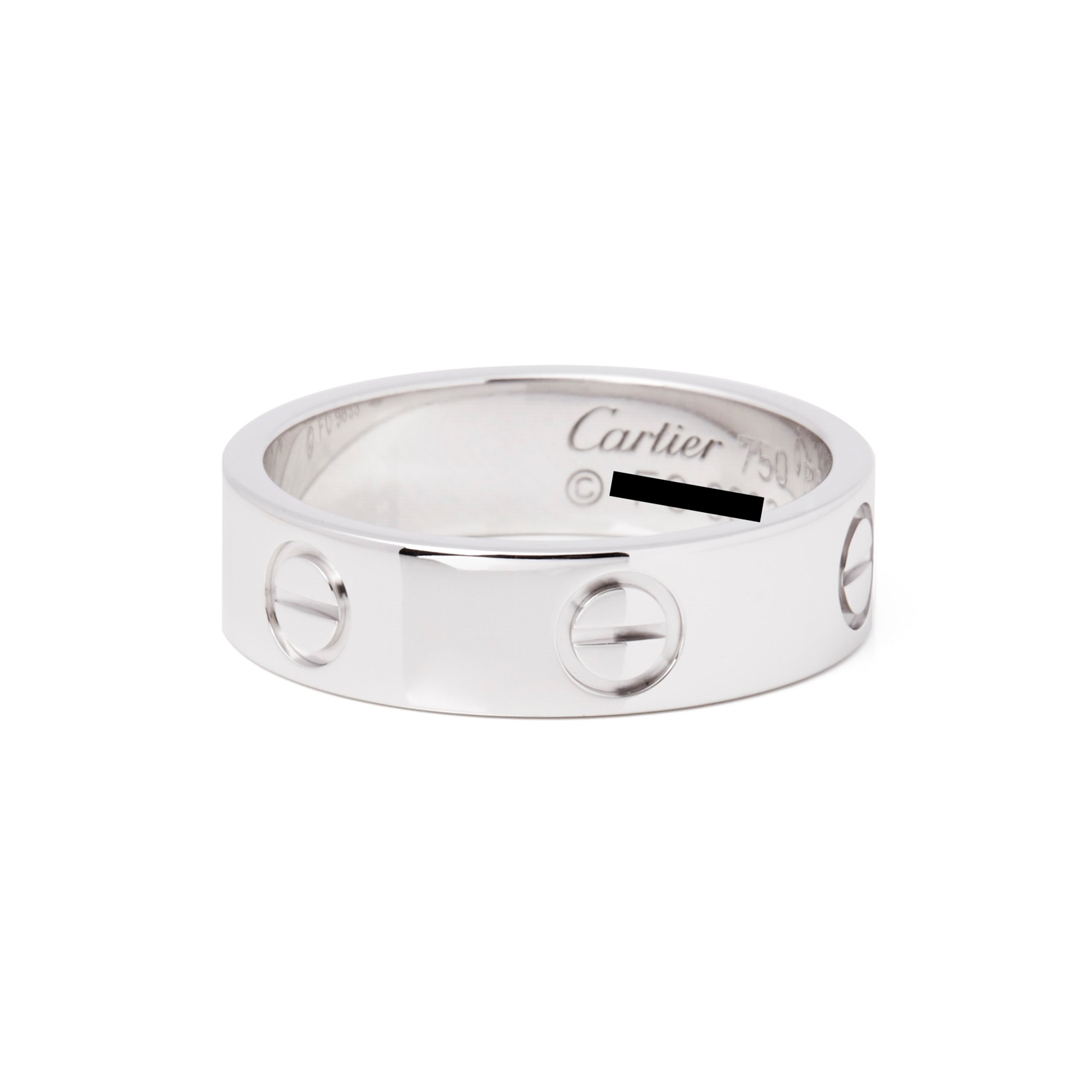 Cartier Love 18ct White Gold Band Ring