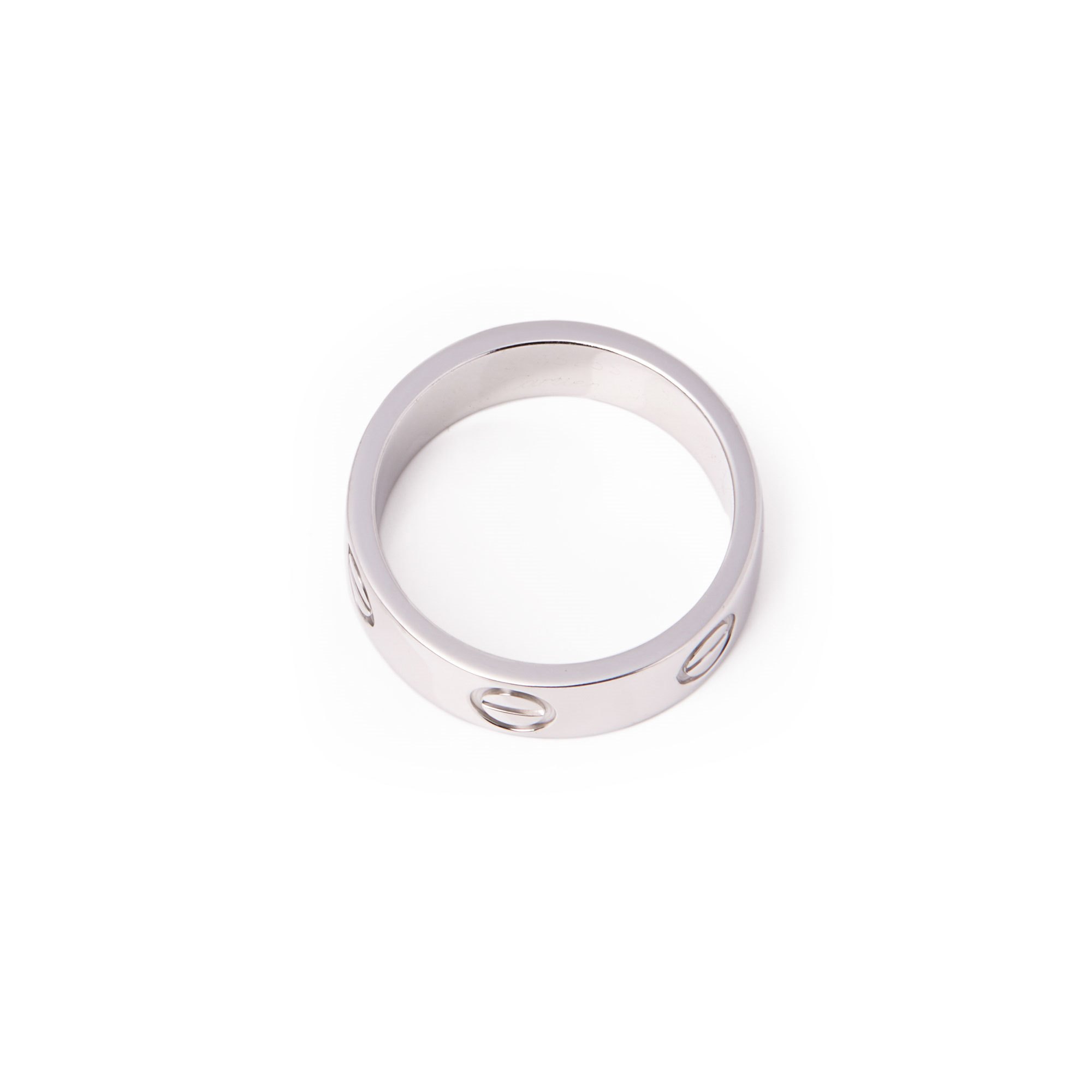Cartier Love 18ct White Gold Band Ring
