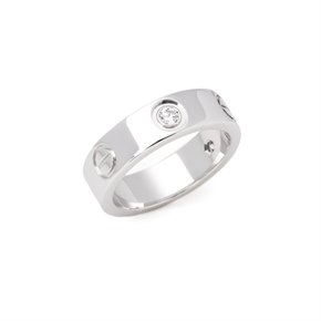 Cartier Love 3 Diamond Band Ring