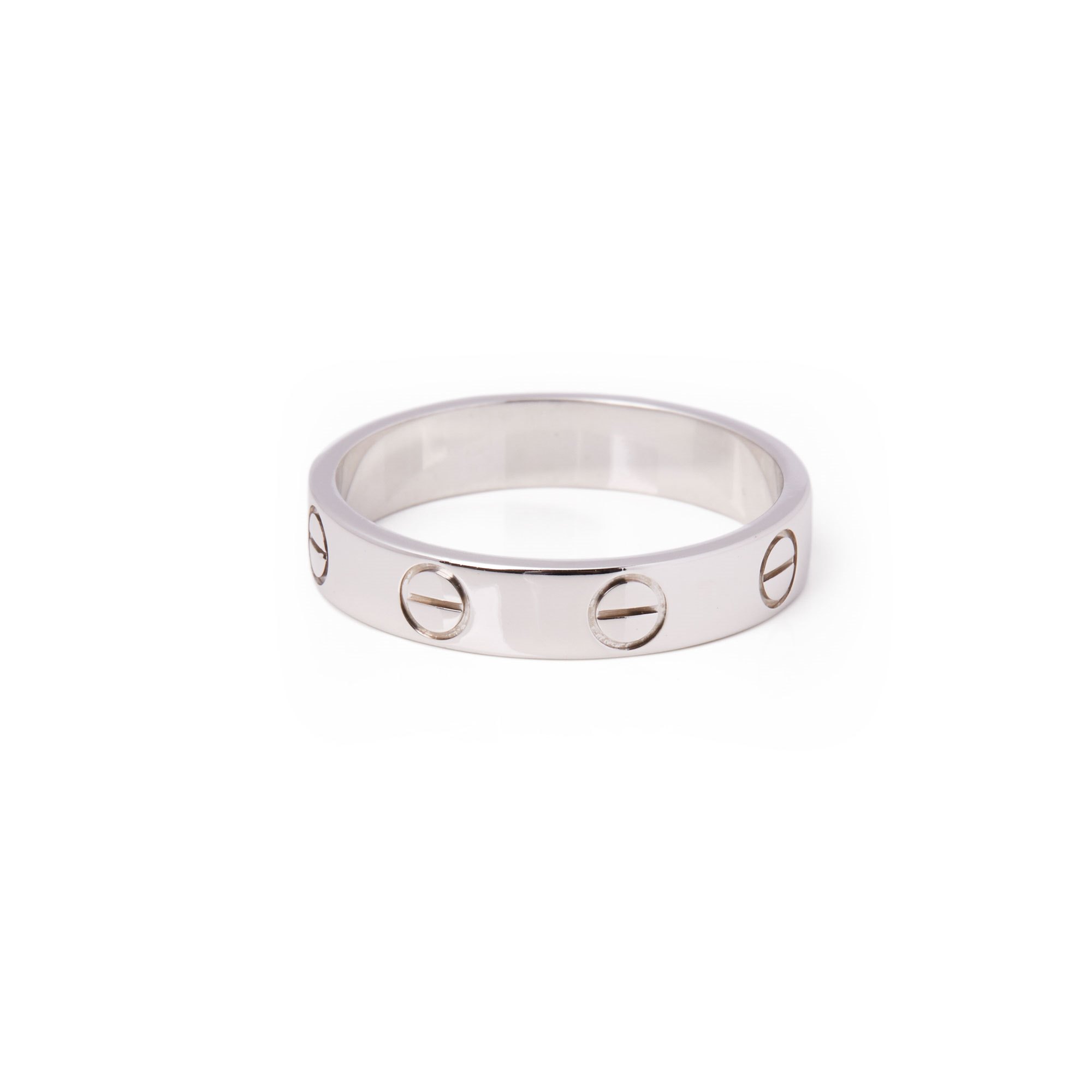 Cartier Love 18ct White Gold Wedding Band Ring