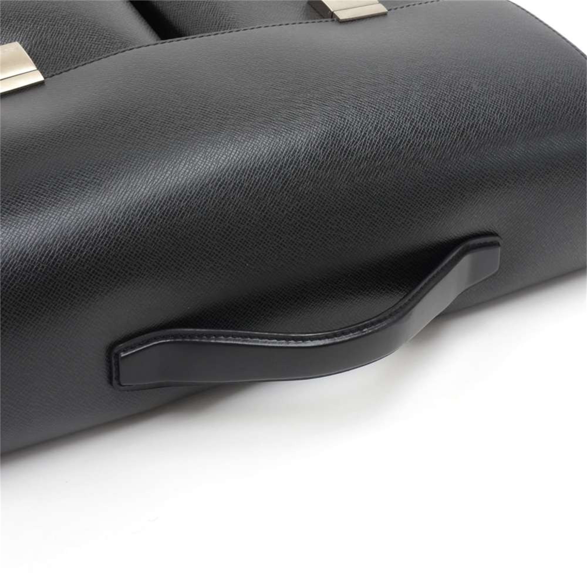 Louis Vuitton Black Taiga Leather Serviette Tobol