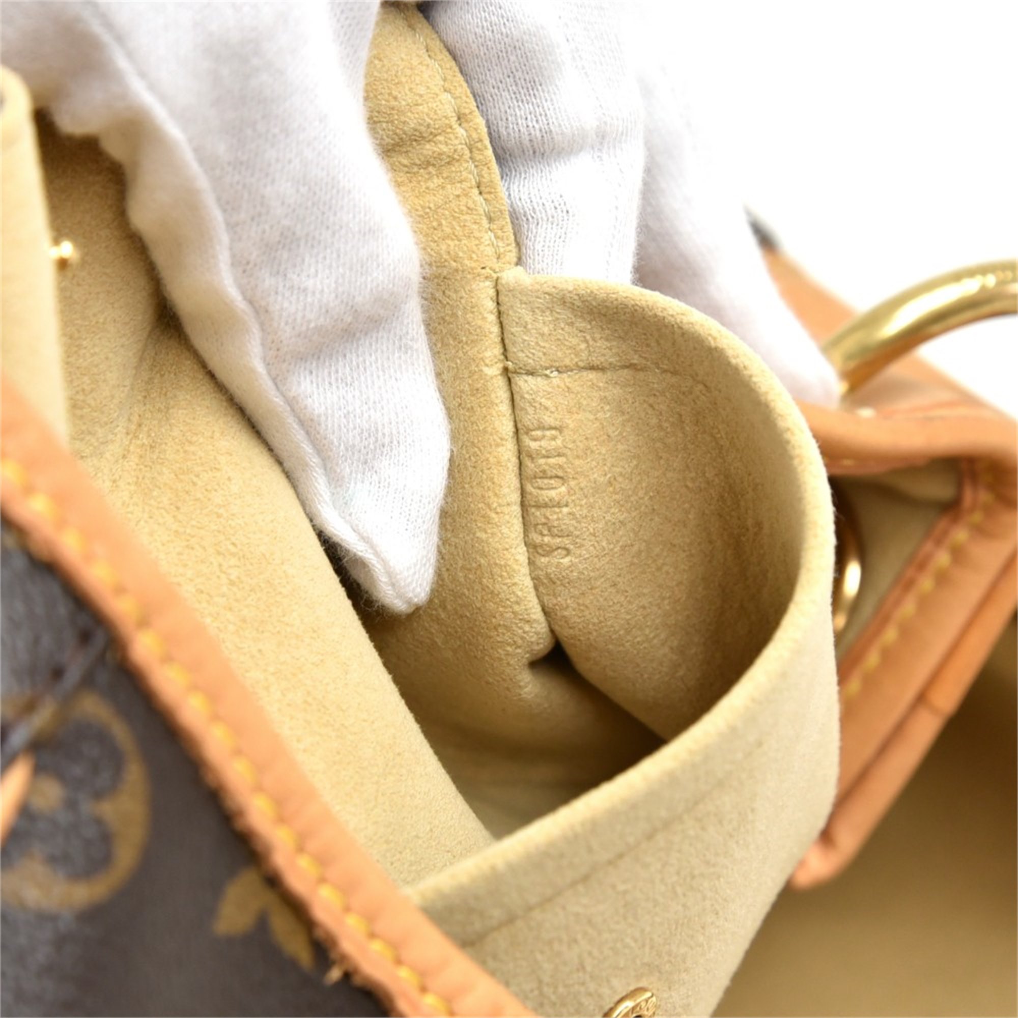 Louis Vuitton Brown Monogram Coated Canvas Galliera GM