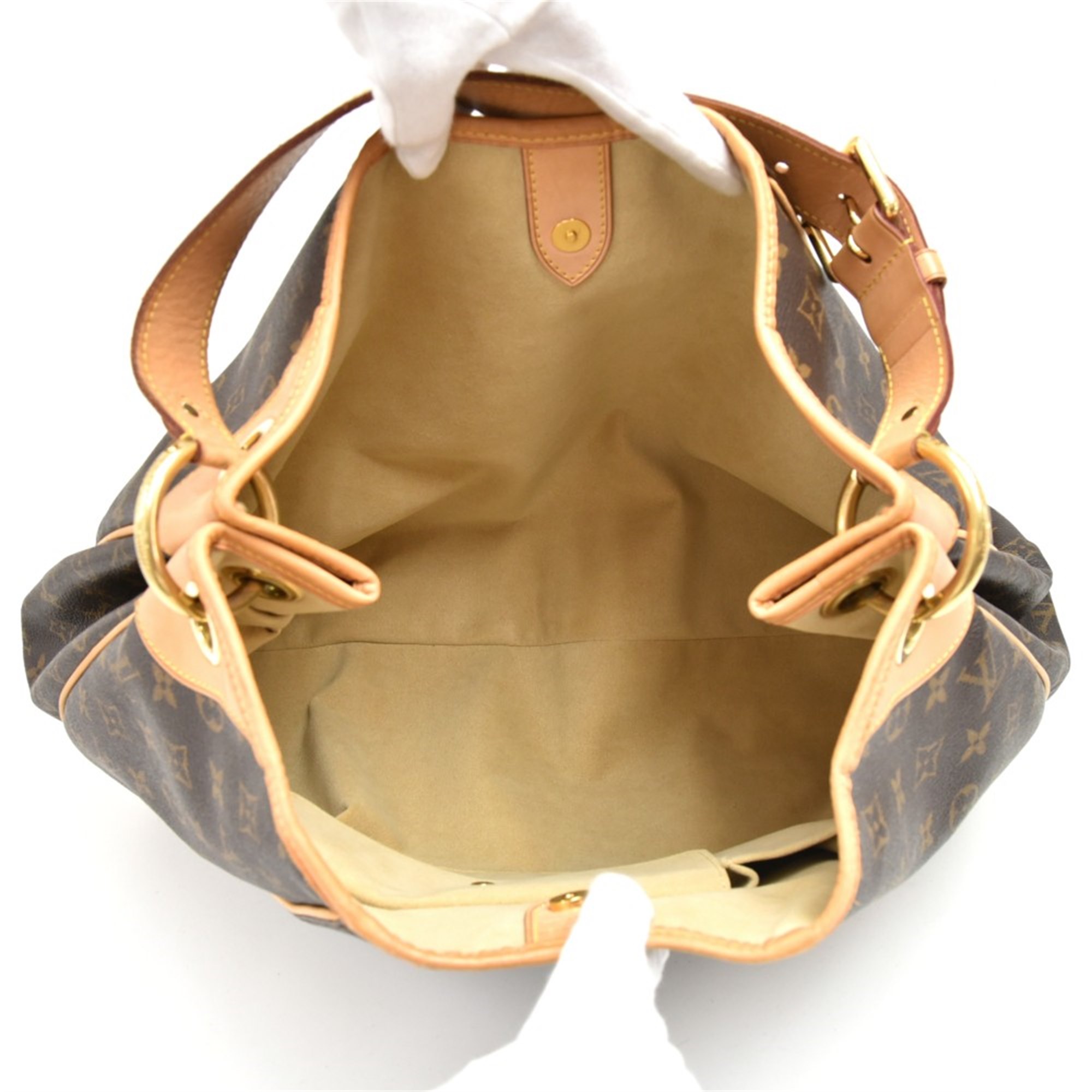 Louis Vuitton Brown Monogram Coated Canvas Galliera GM