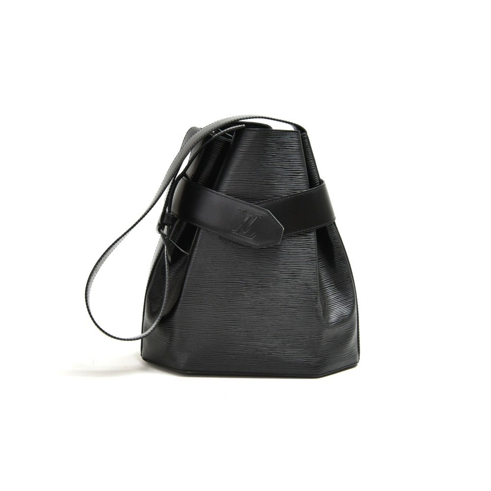 Louis Vuitton Black Epi Leather Vintage Sac D'epaule PM
