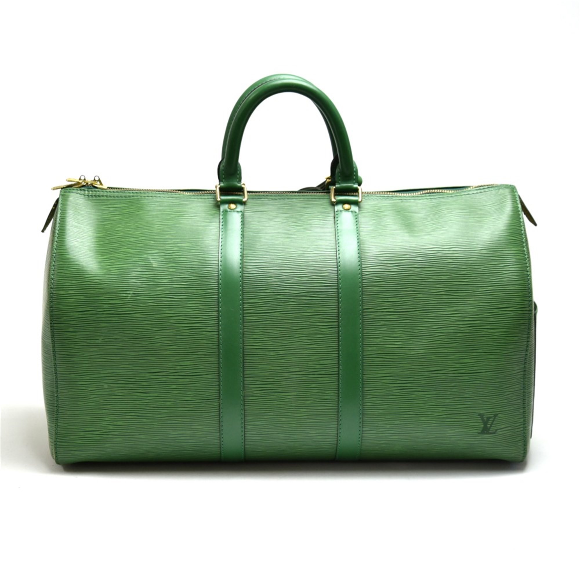 Louis Vuitton Green Epi Leather Vintage Keepall 45