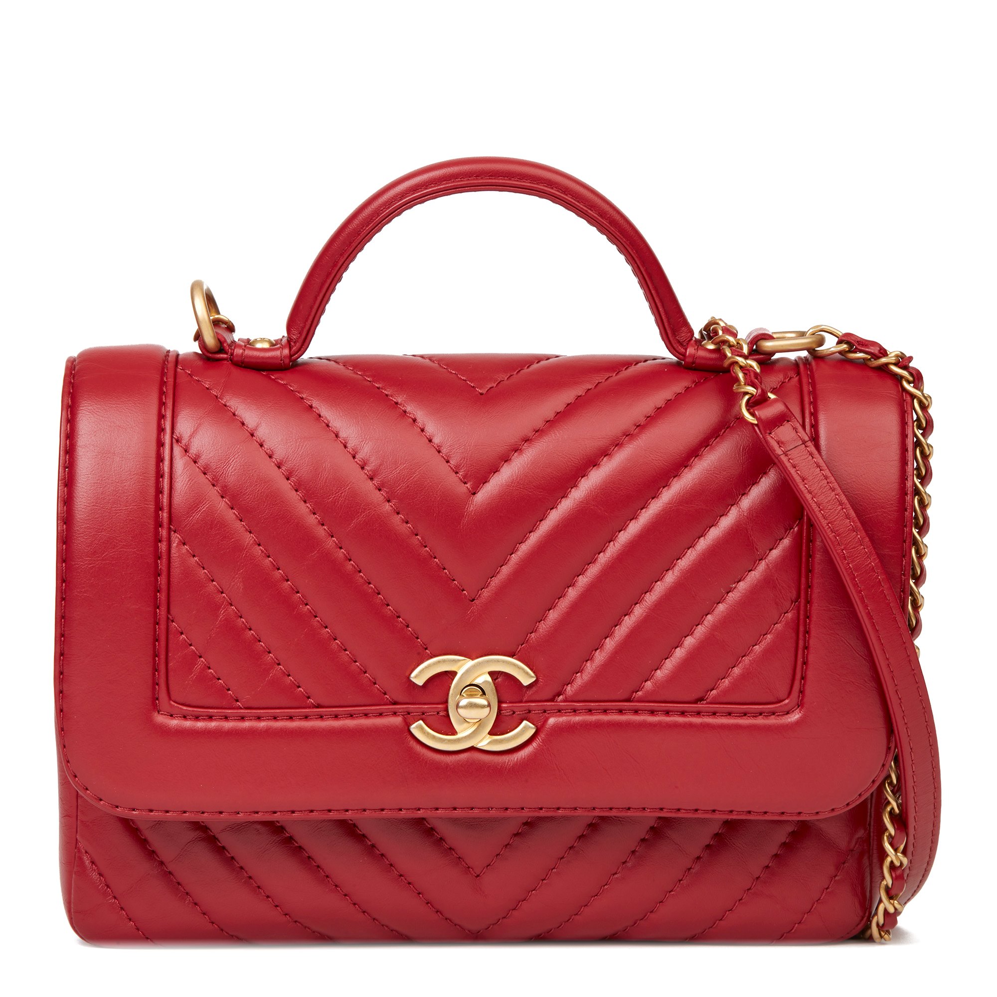 Chanel Classic Top Handle Flap Bag 2018 HB3654 | Second Hand Handbags
