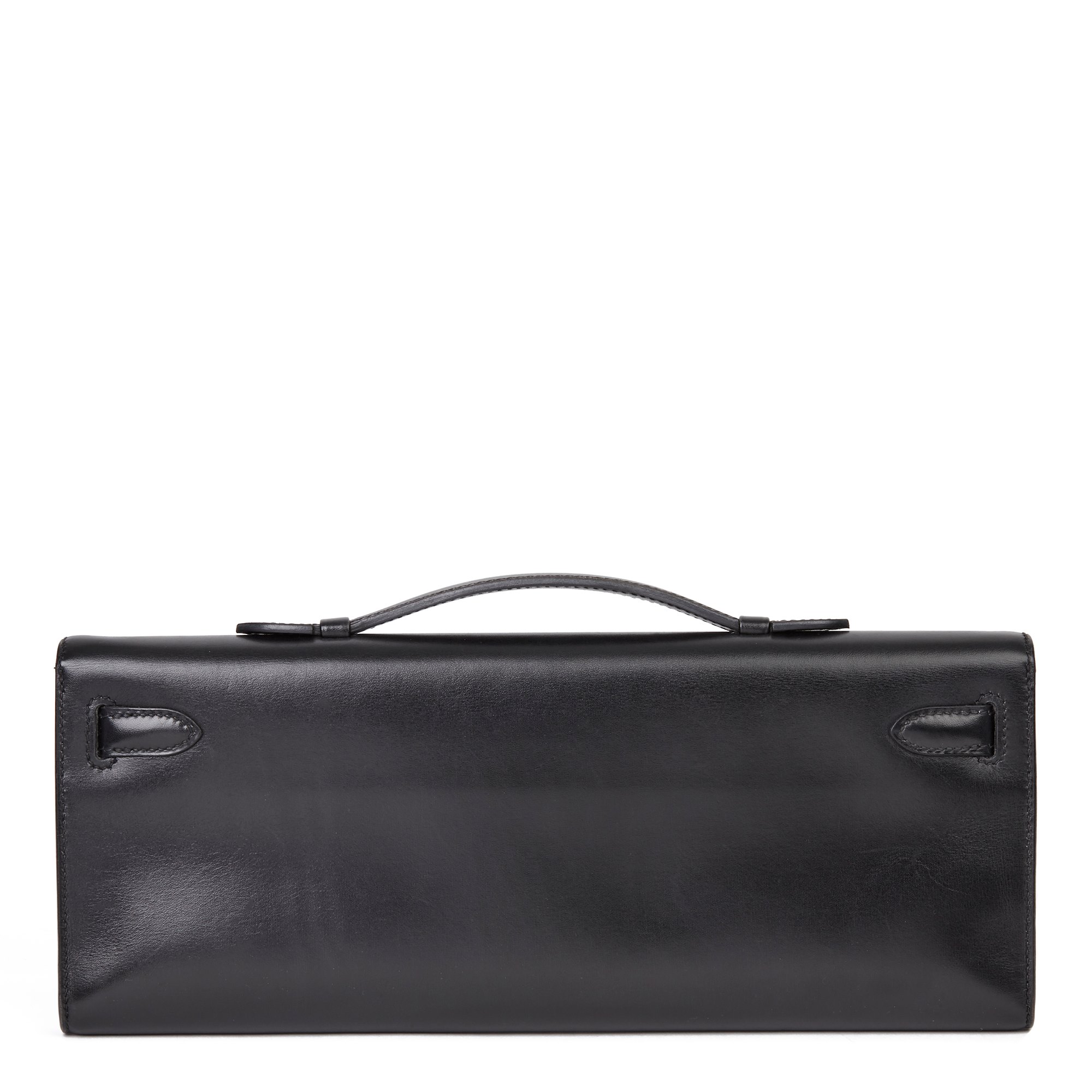 Hermès Black Box Calf Leather SO Black Kelly Cut