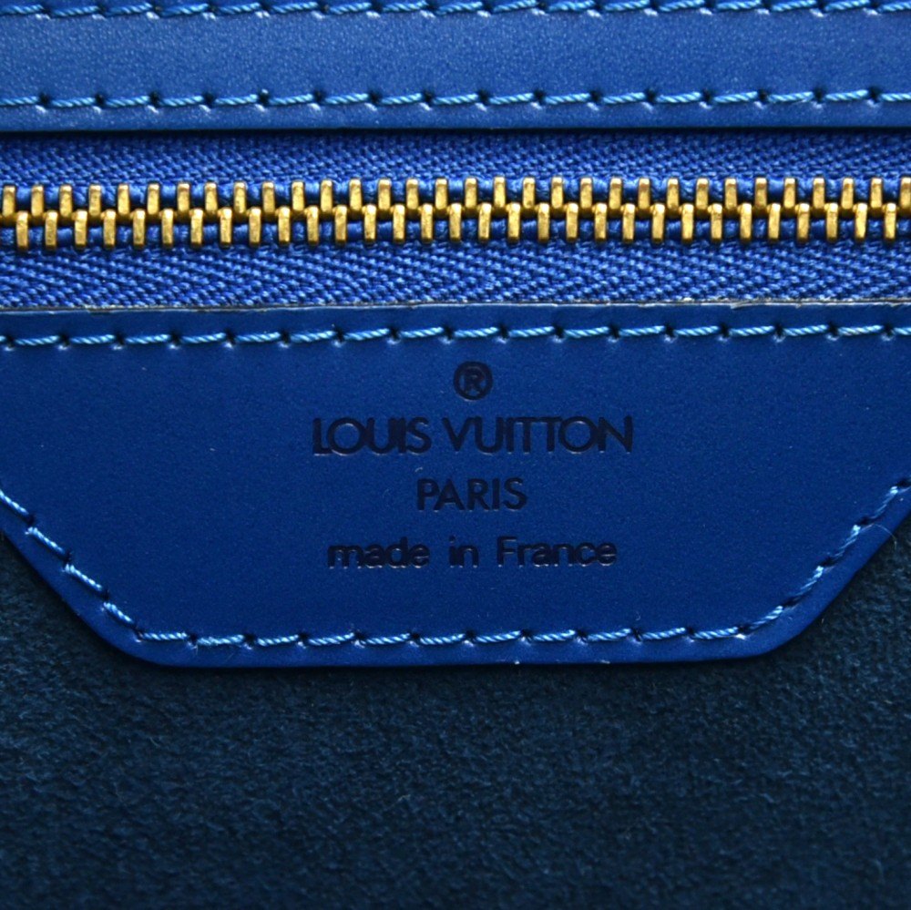 Louis Vuitton Blue Epi Leather Vintage Saint Jacques GM