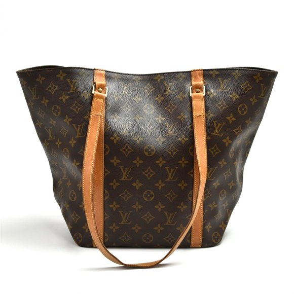 Louis Vuitton Brown Monogram Coated Canvas Vintage Sac Shopping