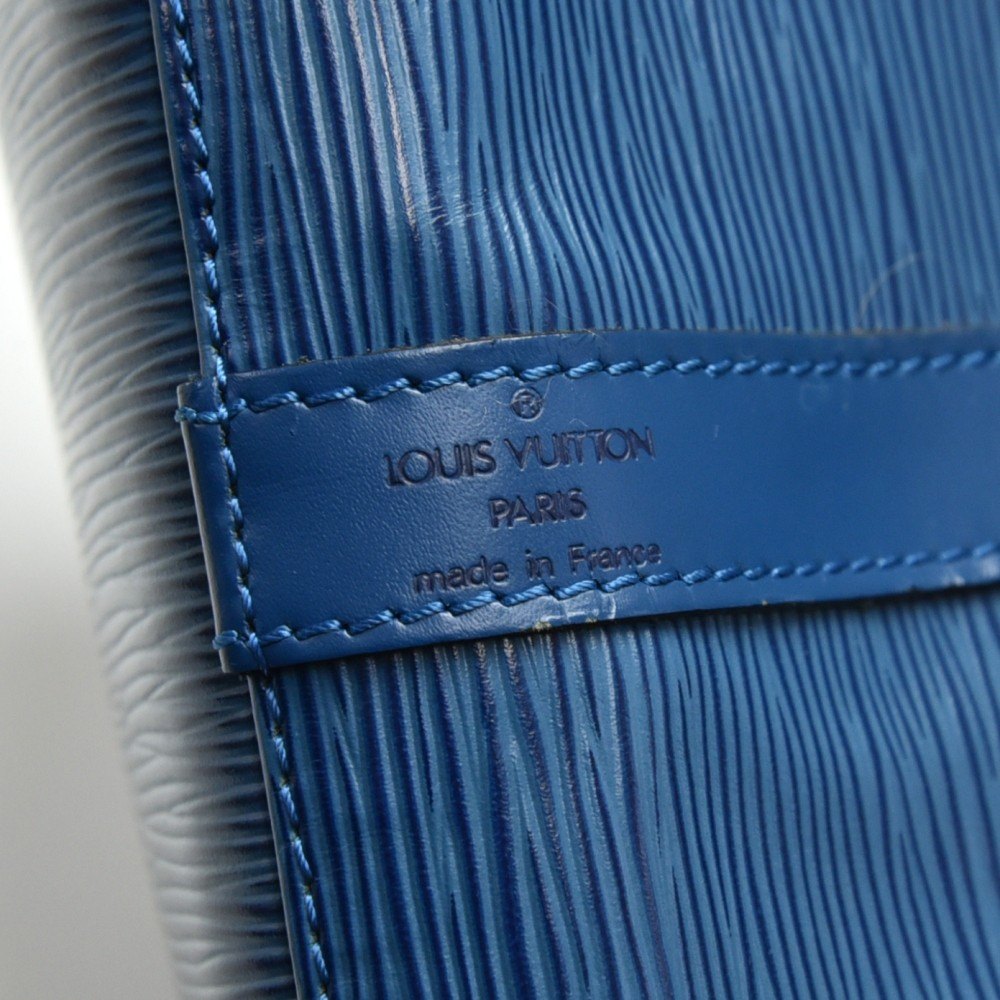 Louis Vuitton Blue Epi Leather Vintage Petit Noé