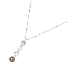Cartier Himalia Diamond and Pearl Necklace