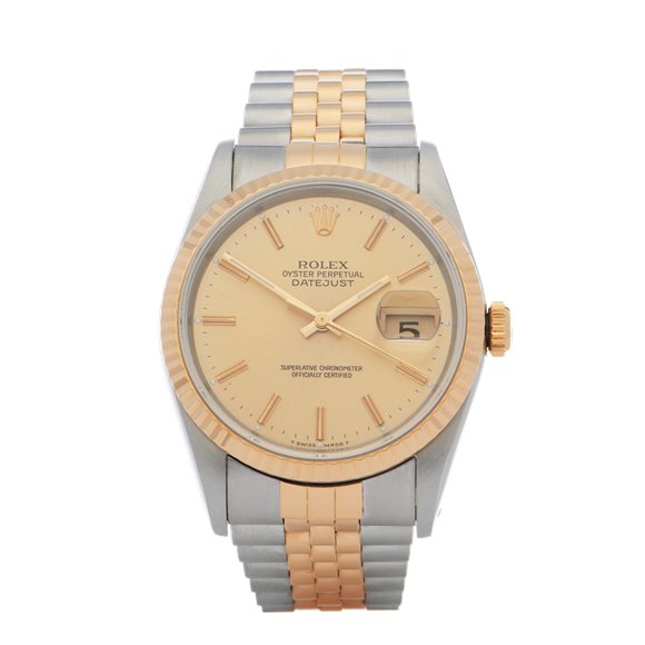 Rolex Datejust 36 18K Yellow Gold & Stainless Steel - 16233