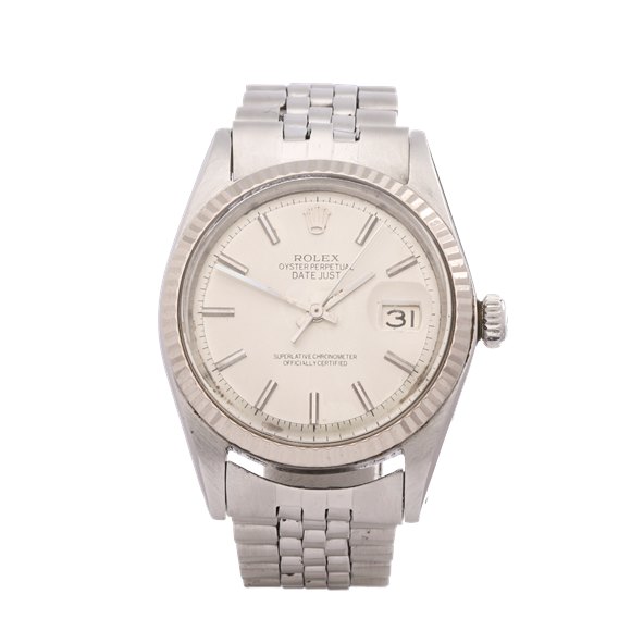 datejust white gold and stainless steel automatic
