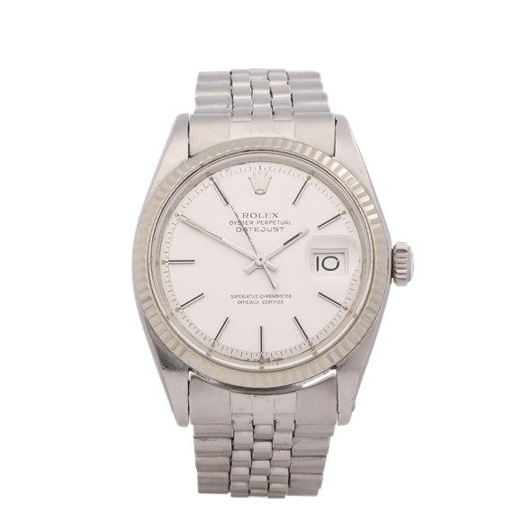 datejust white gold and stainless steel automatic