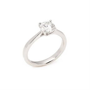 1.1ct Diamond Solitaire Platinum Ring