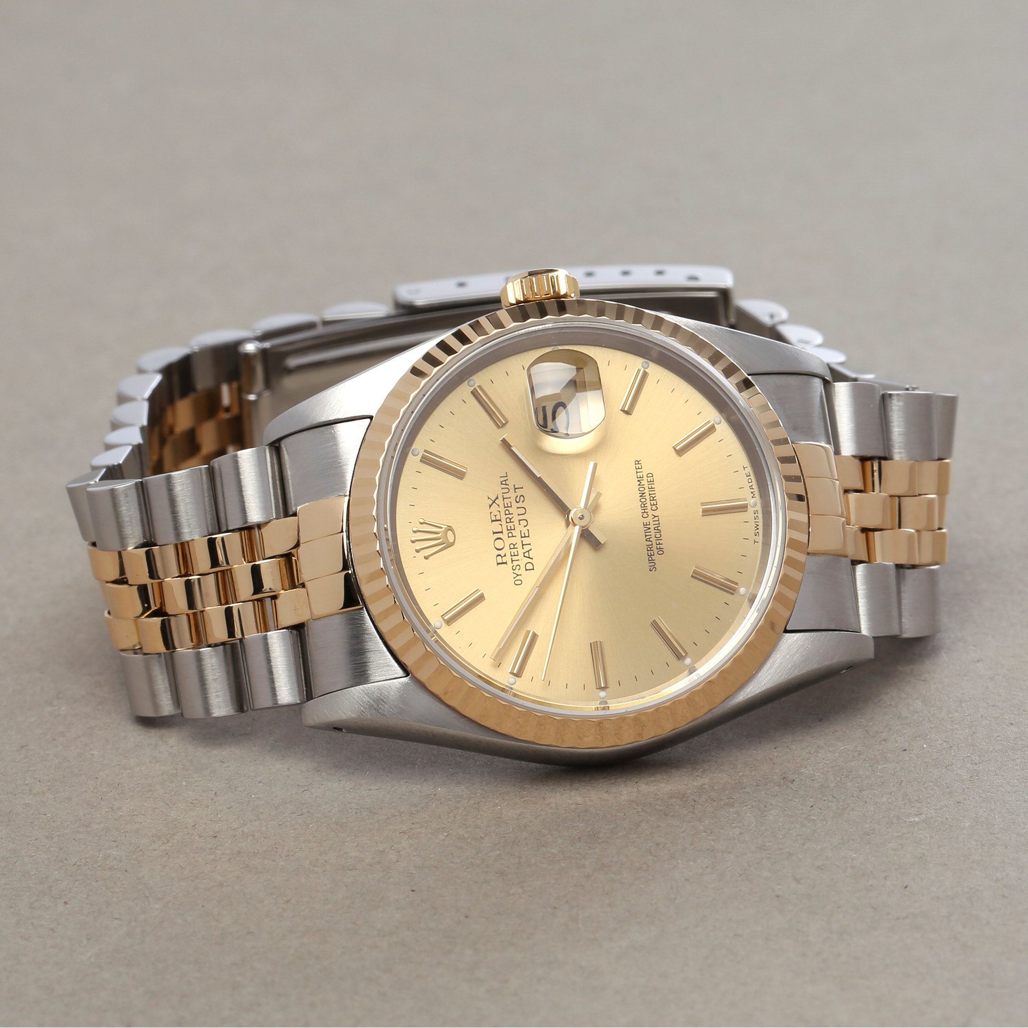 Rolex Datejust 36 18K Yellow Gold & Stainless Steel 16233