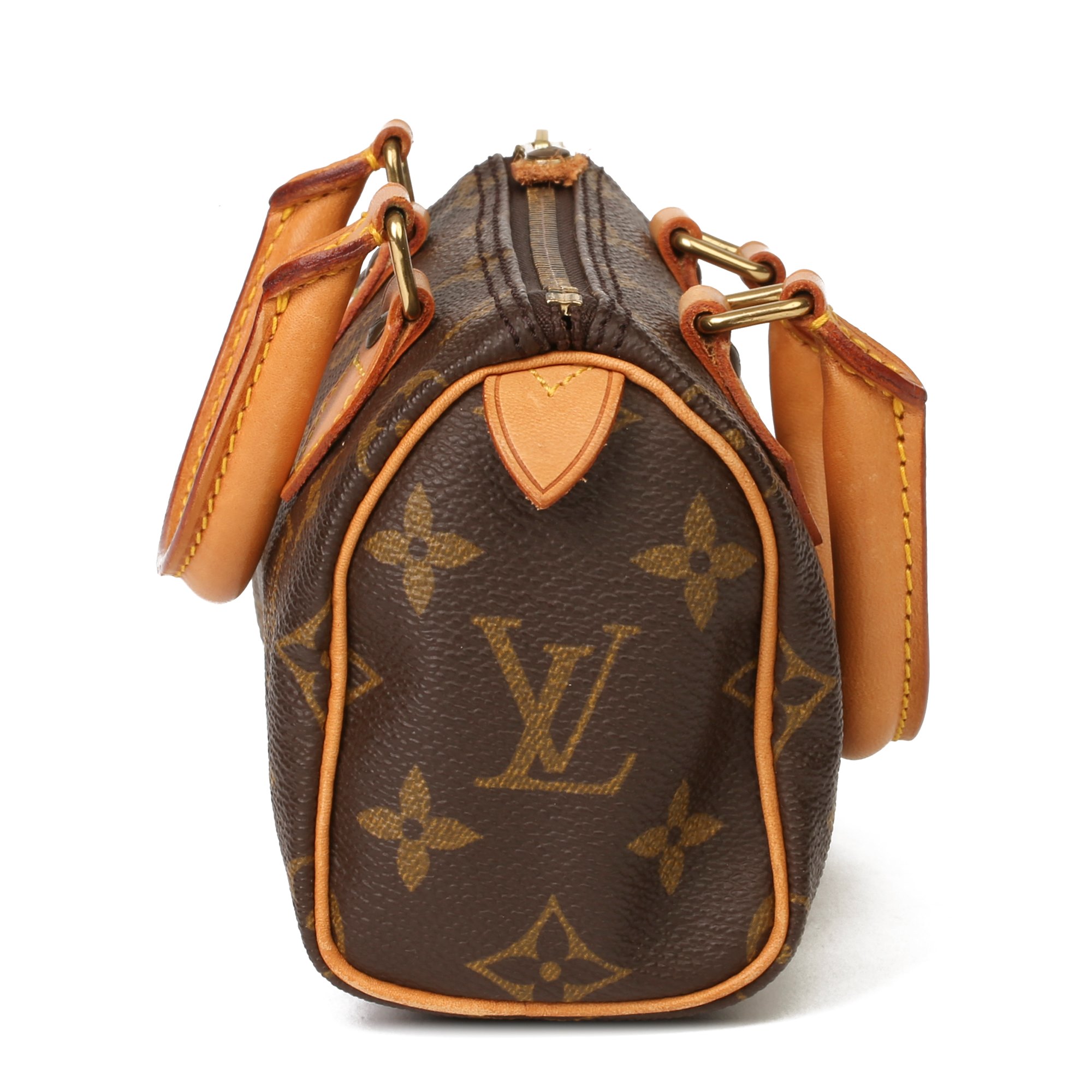 Louis Vuitton Mini Speedy 2way Bag in Black  Lyst