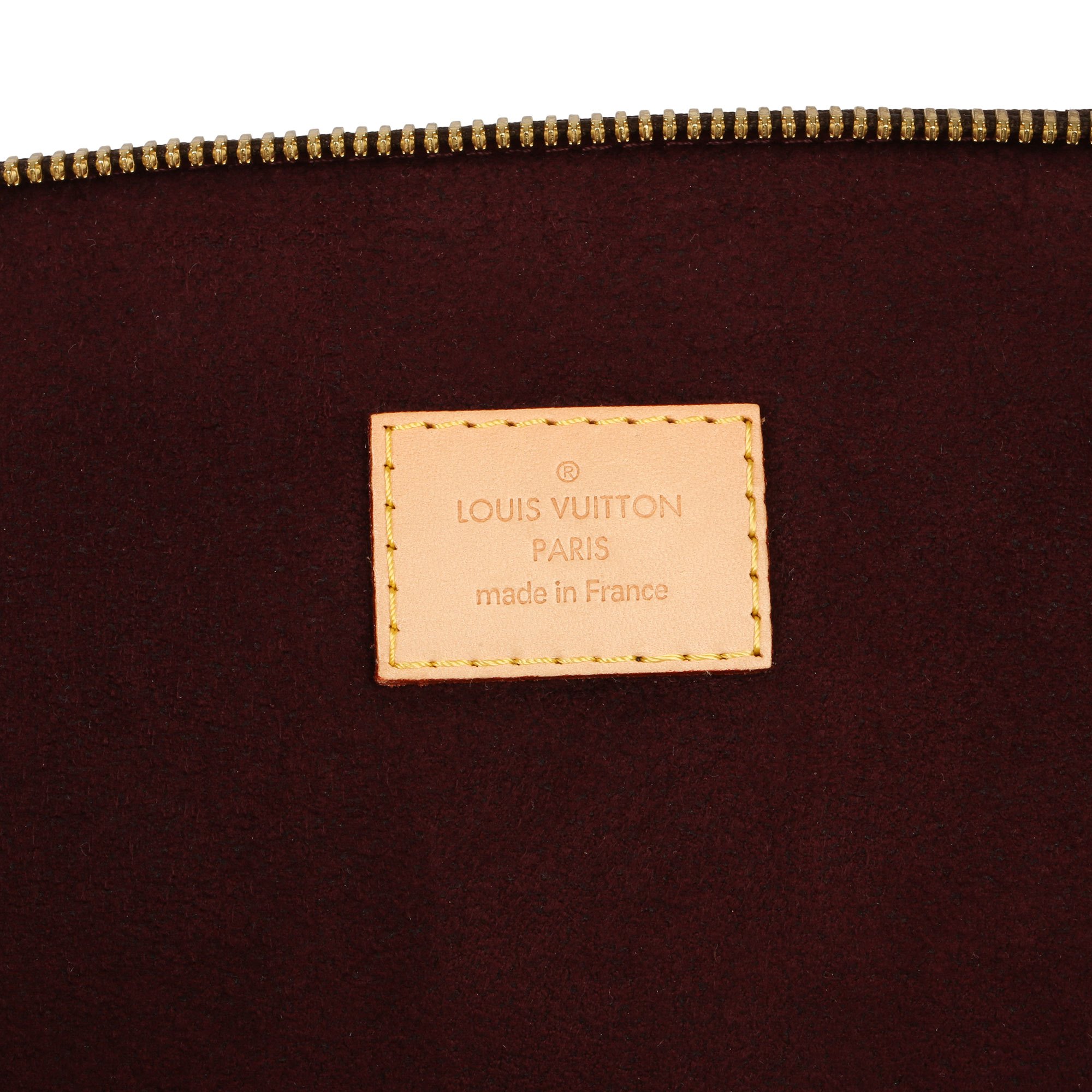 Louis Vuitton Brown Monogram Coated Canvas Vachetta Leather Male MM