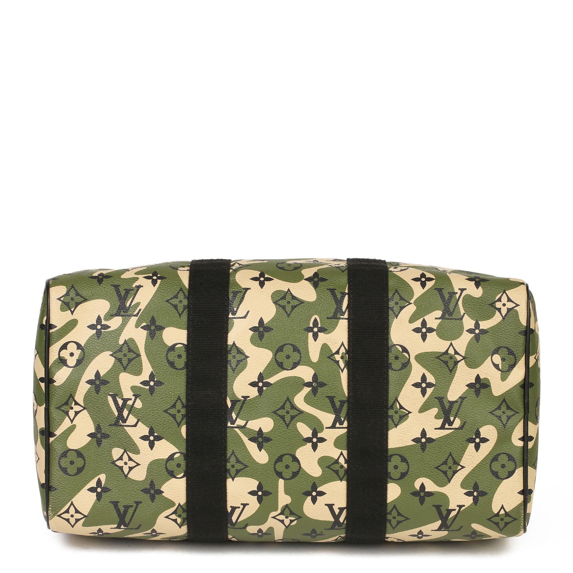 Louis Vuitton Takashi Murakami Green Monogramouflage Coated Canvas