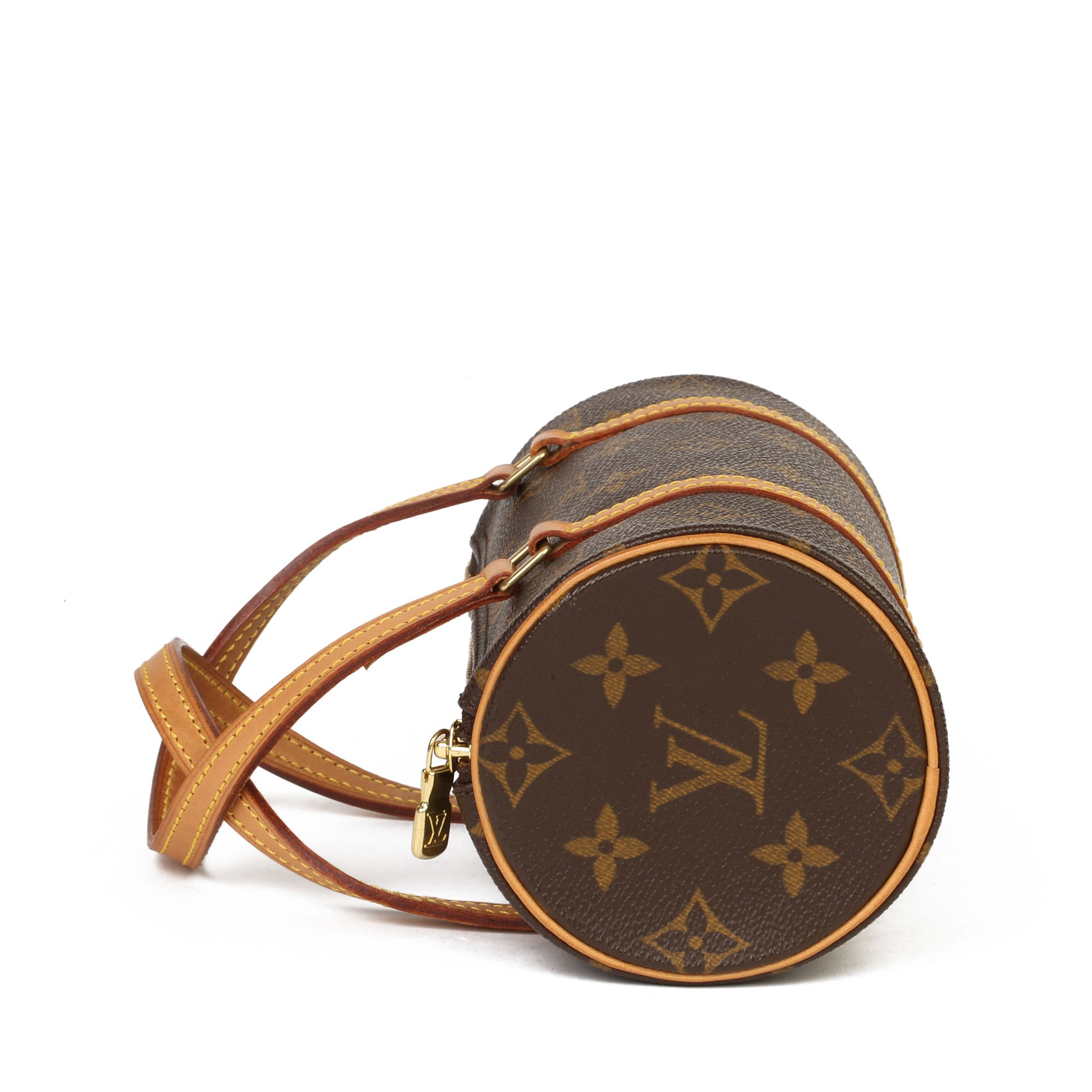 Louis Vuitton Brown Monogram Coated Canvas & Vachetta Leather Mini Papillion